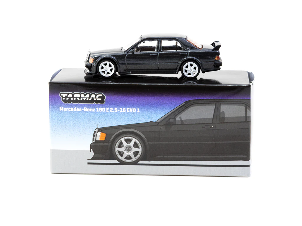 Tarmac Works Mercedes-Benz 190 E 2.5-16 Evolution 1 Blue-Black Metallic- GLOBAL64