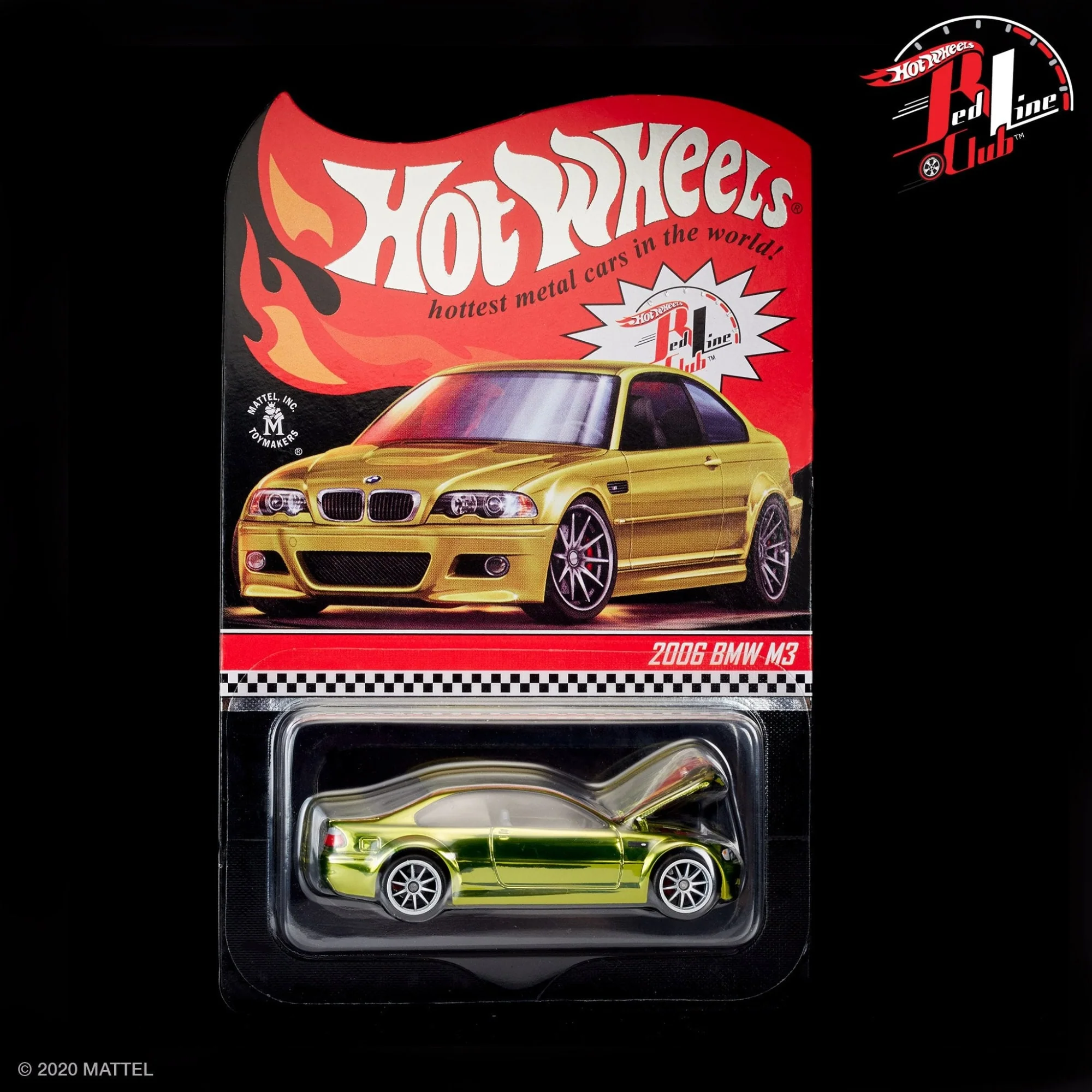 Hot Wheels Red Line Club 2006 BMW M3 - Sarı