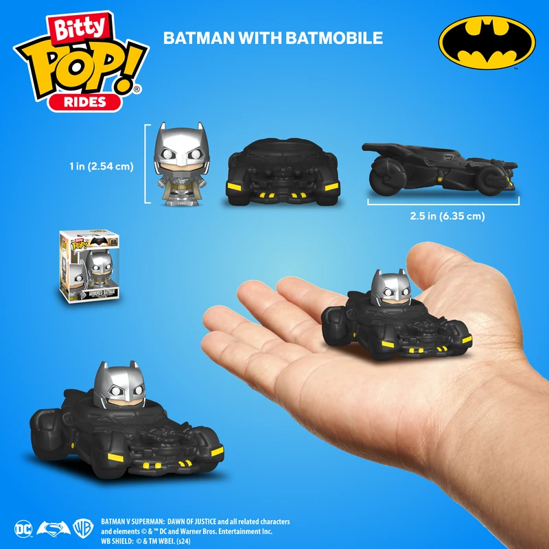 Funko Bitty Pop! Rides Batman With Batmobile