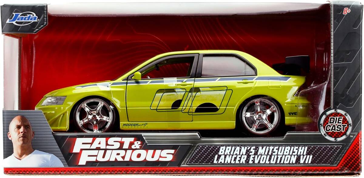 Jada 1:24 Fast&Furious Brian's Mitsubishi Lancer Evolution VII