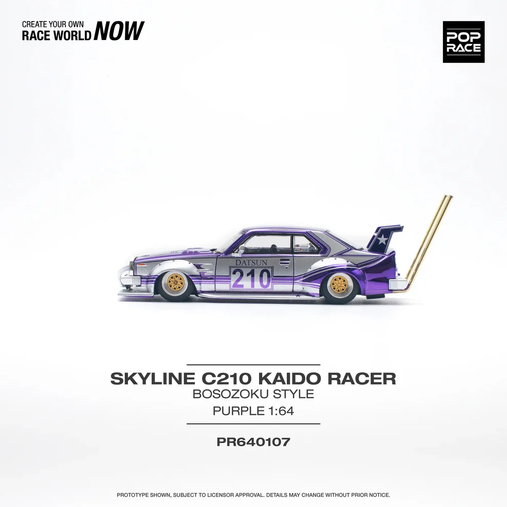 Pop Race Skyline C210 Kaido Racer Bosozoku Style Mor