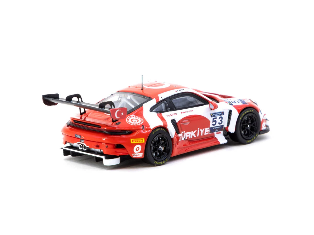 Tarmac Works Porsche 911 GT3 R / FIA Motorsport Games GT Sprint 2024 Winner / Ayhancan Güven (Exclusive)
