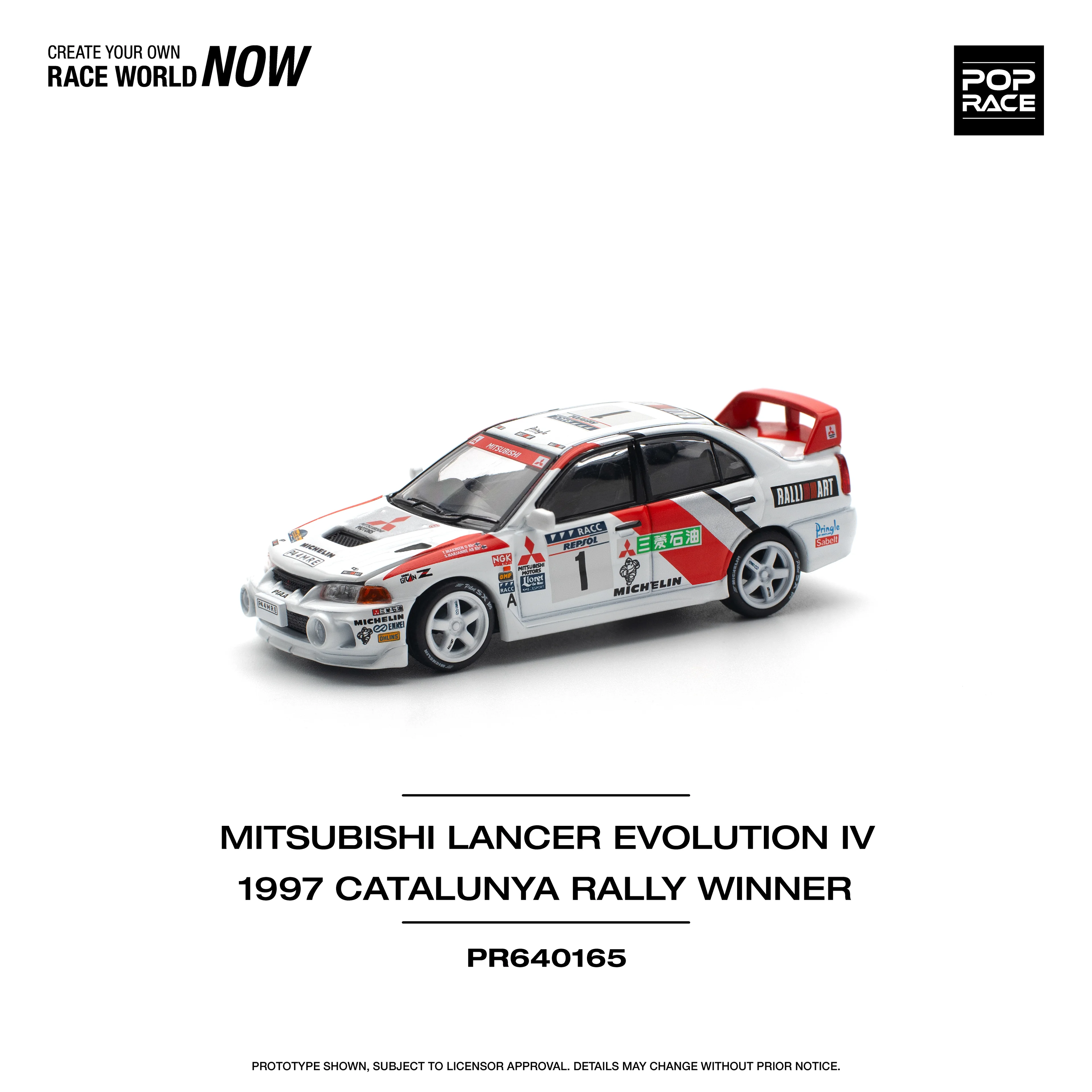 Pop Race Mitsubishi Lancer Evolution IV  1997 Catalunya Rally Winner