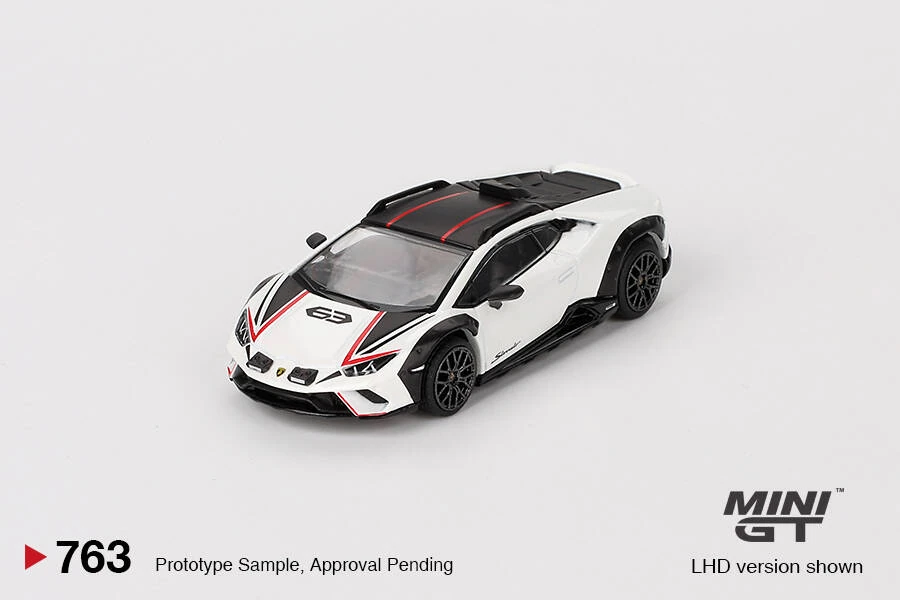 Mini GT Lamborghini Huracán Sterrato Bianco Asopo 