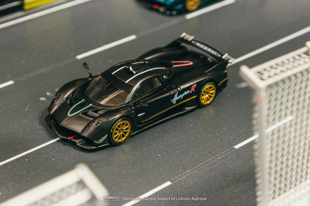 Tarmac Works Pagani Huayra R Matt Black Carbon Fiber - GLOBAL64 