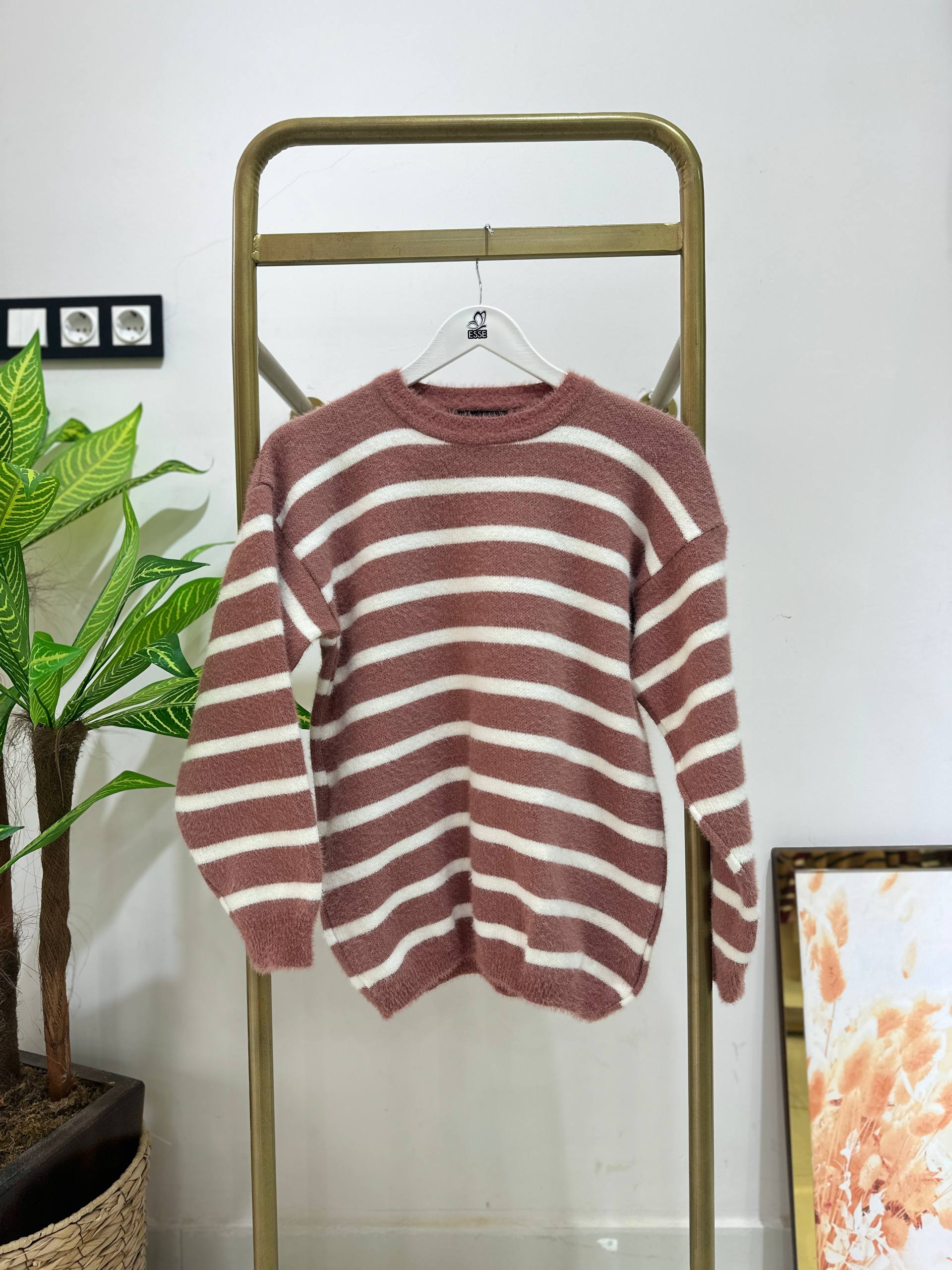 Basic Yumoş Kazak  - Gül Kurusu