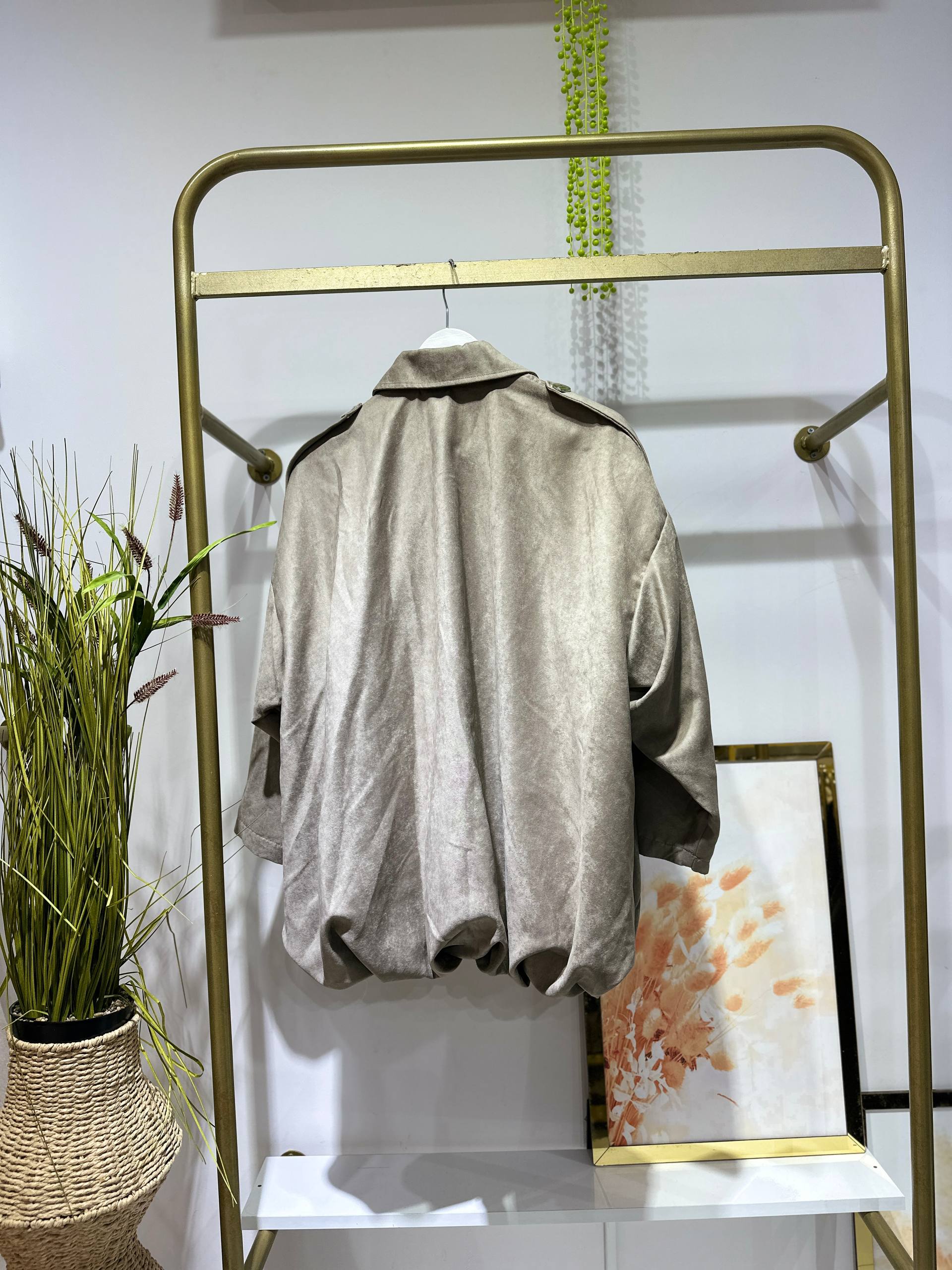 Marka Muadil Haki Ceket - Vizon