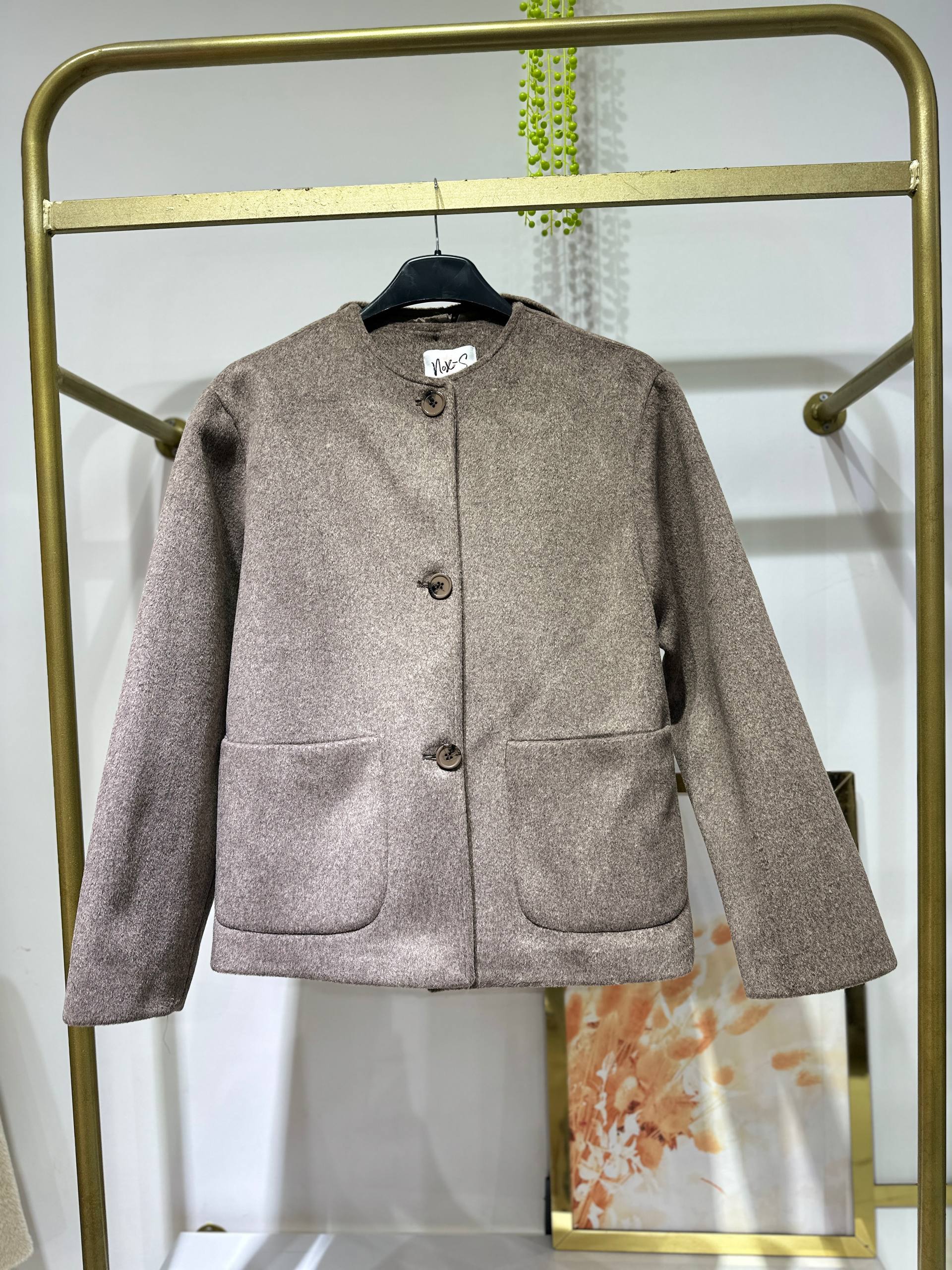 Çıkartılabilir Atkı Detay Kaşe Kaban