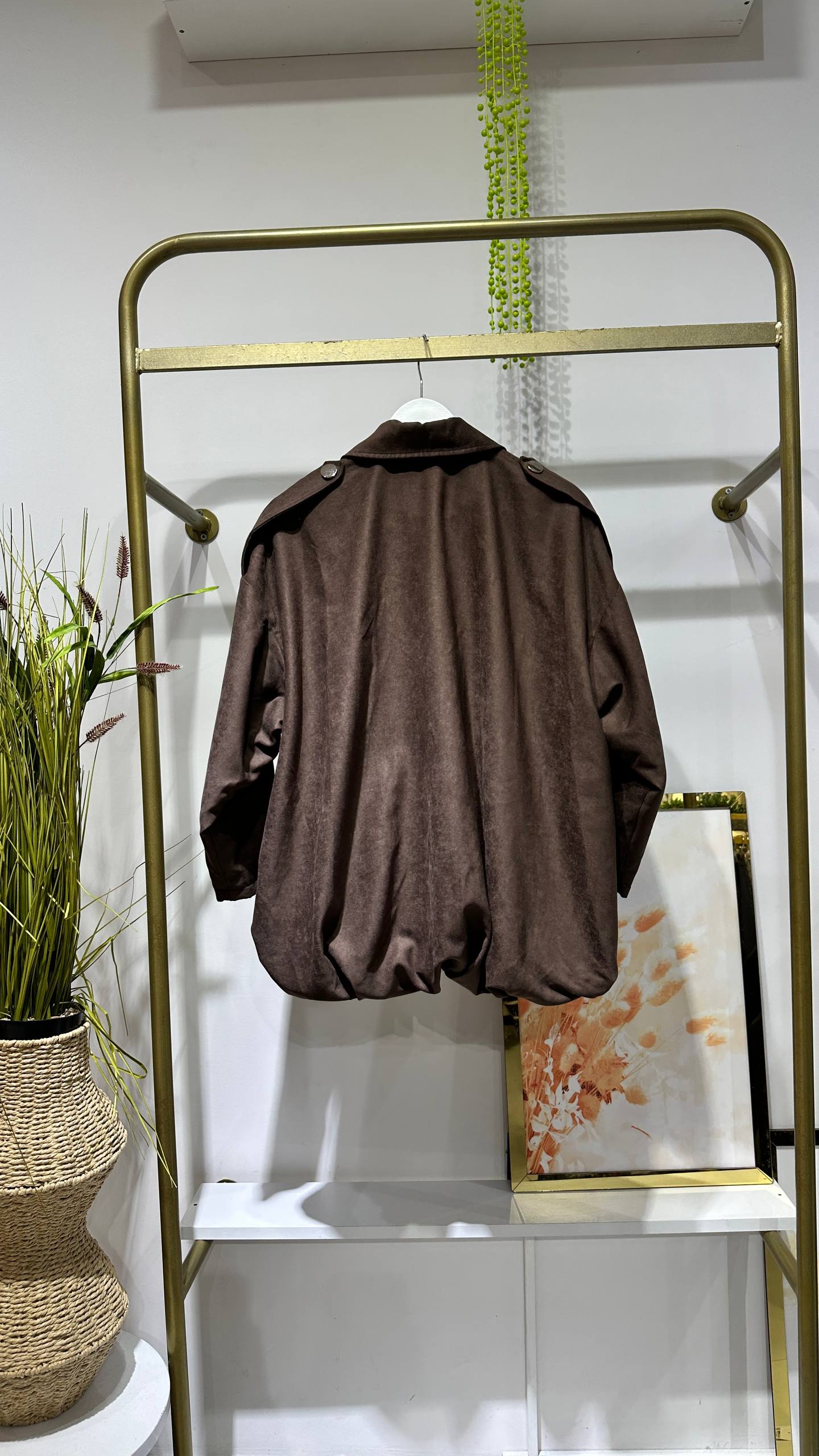 Marka Muadil Haki Ceket - Kahverengi