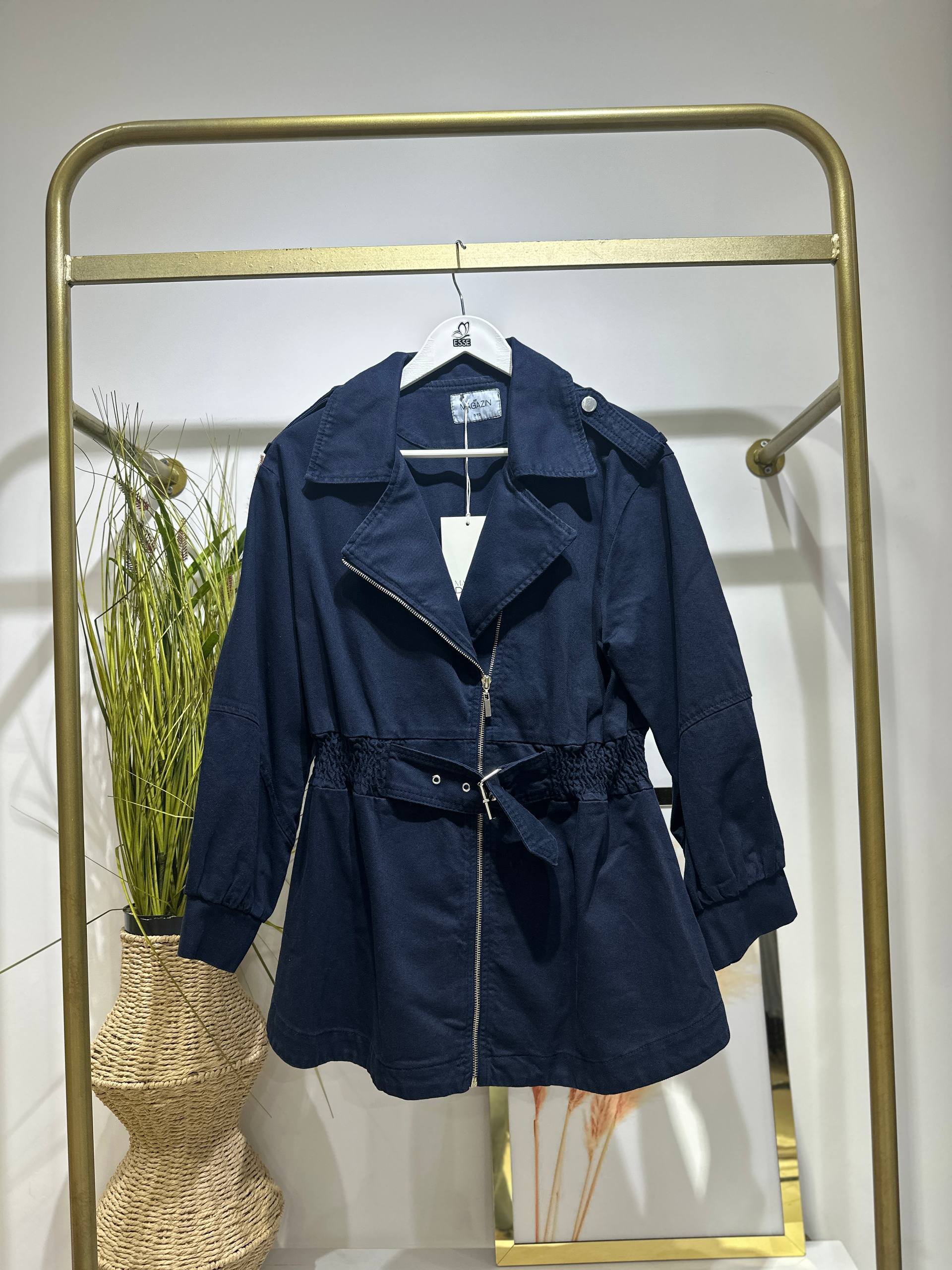 Coral Denim Ceket  - Lacivert
