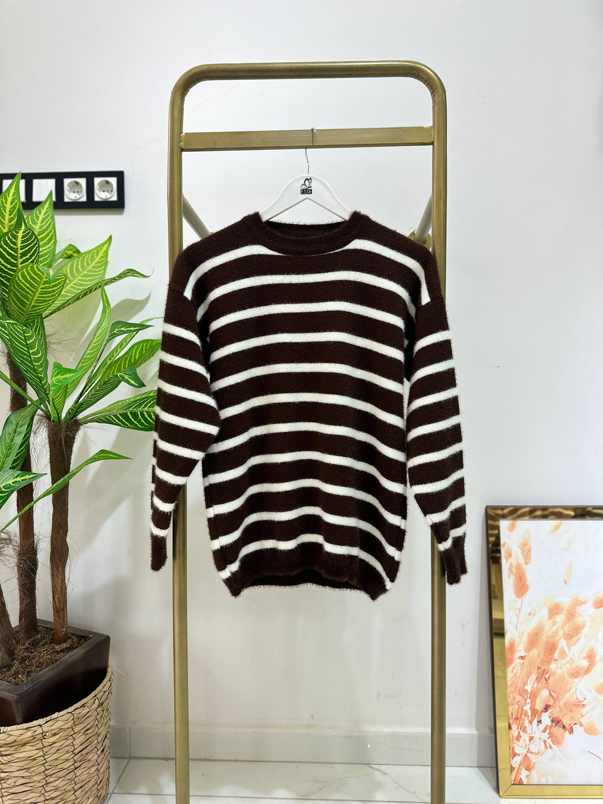 Basic Yumoş Kazak  - Kahverengi