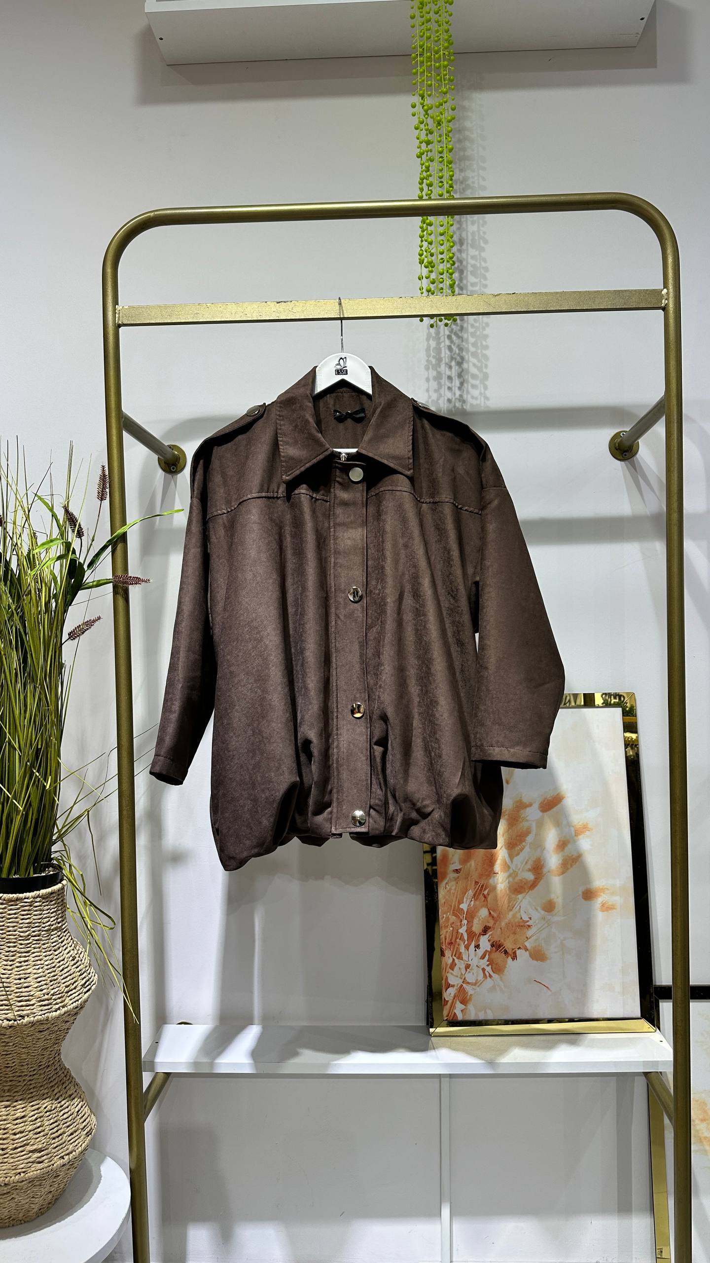 Marka Muadil Haki Ceket - Kahverengi