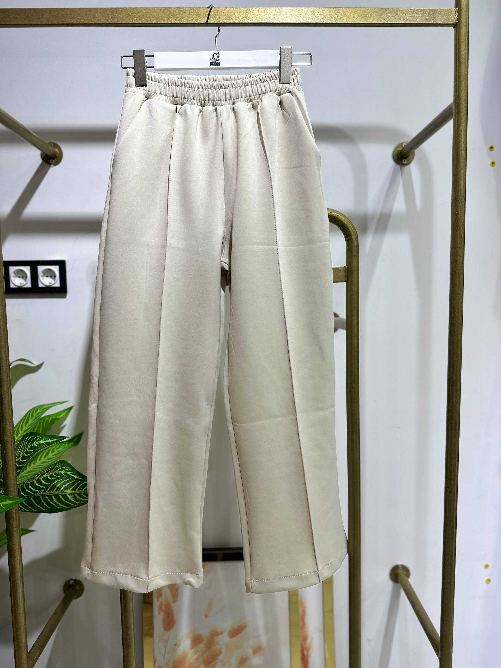 Bilek Boy Scuba Pantolon - Krem