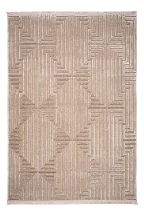 Pier İskandinav Desenli Modern Salon Halısı - PR 03 BEİGE