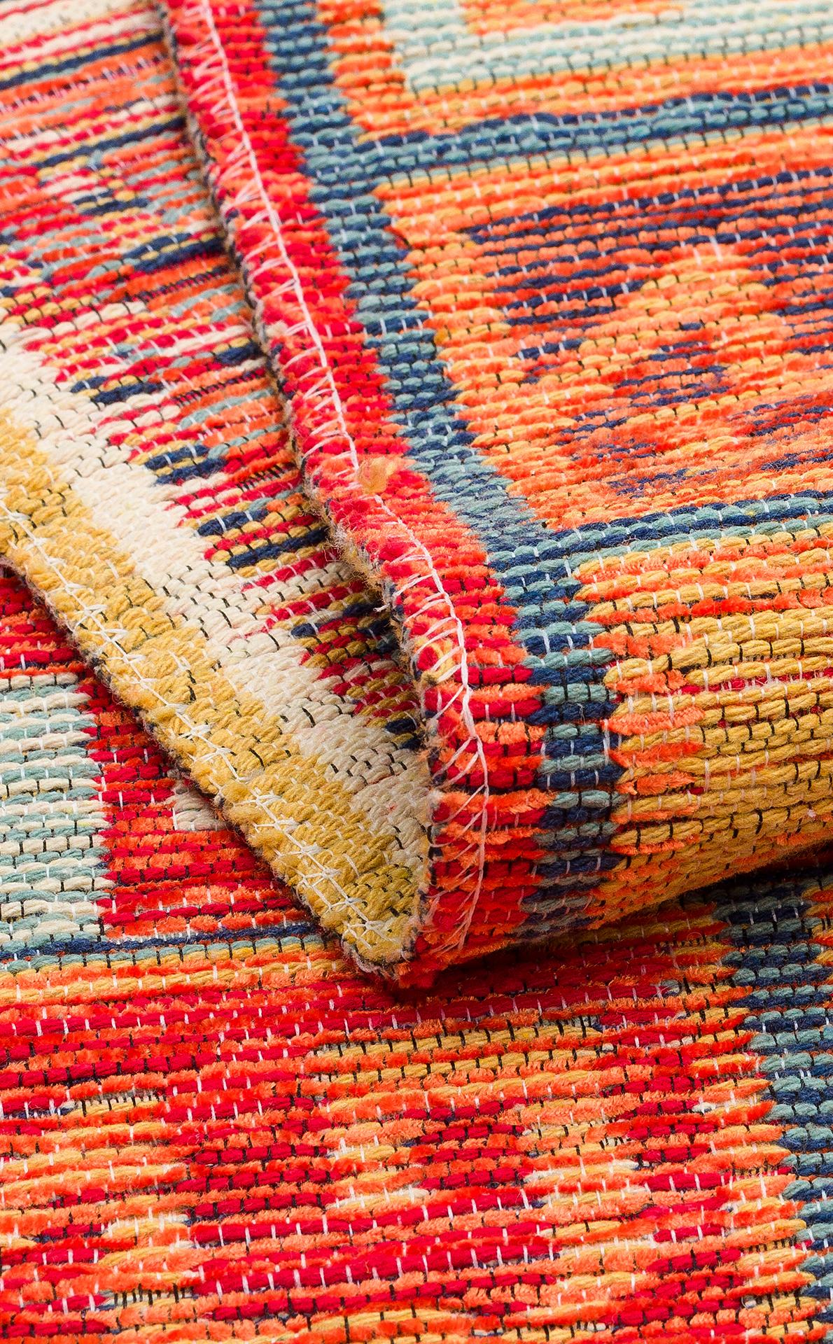 Nomad Yıkanabilir, Çift Taraflı Kullanıma Uygun Yumuşak Tuşeli Otantik Kilim  - 11