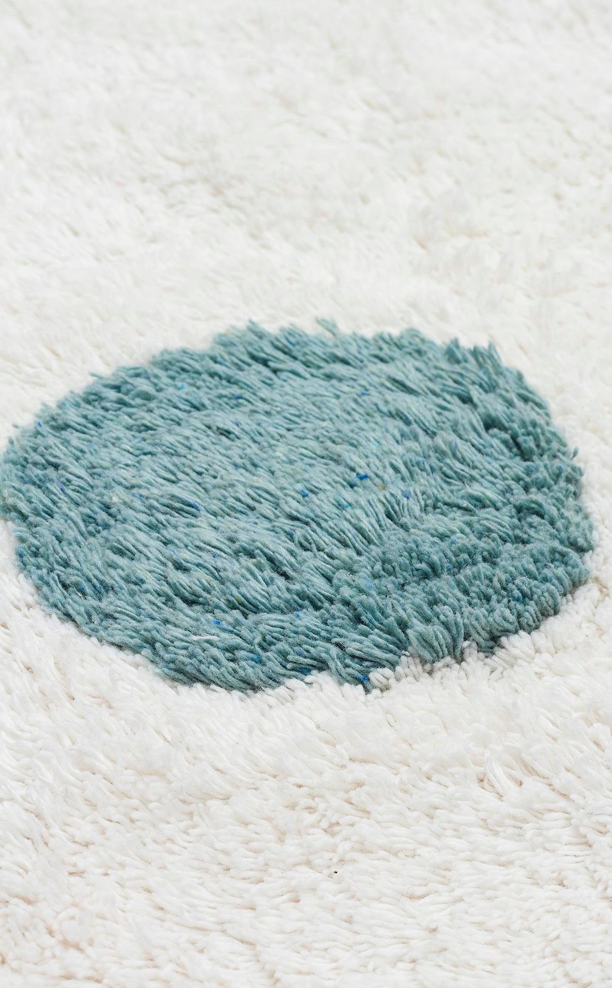 COTTON BOON Q Yıkanabilir Kaymaz Tabanlı Naturel Pamuk Bebek Halısı - MULTY 06