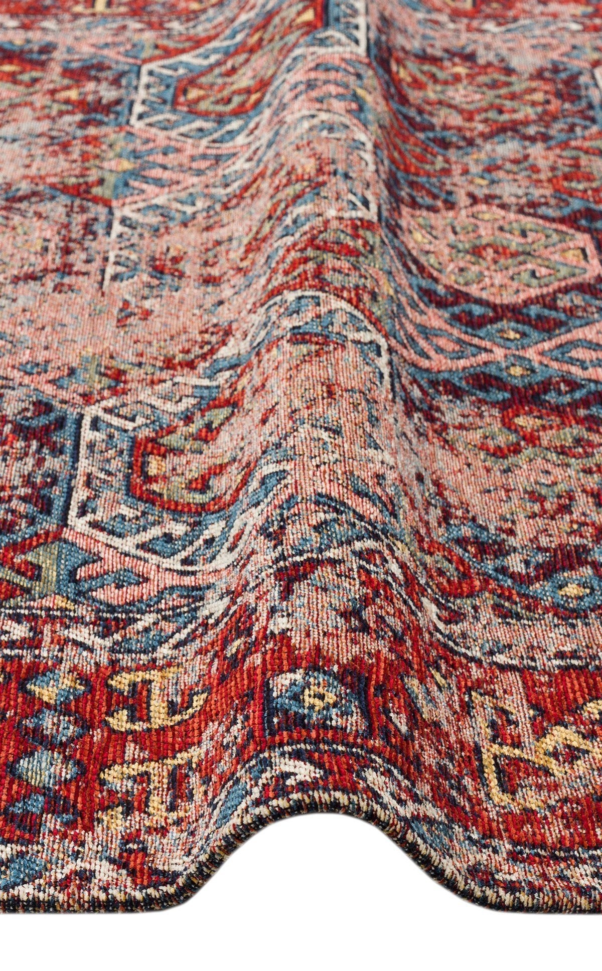 Anadolu Kilim And 03 Multy Anadolu Antik Desenli Yıkanabilir Kaymaz Tabanlı Etnik Kilim