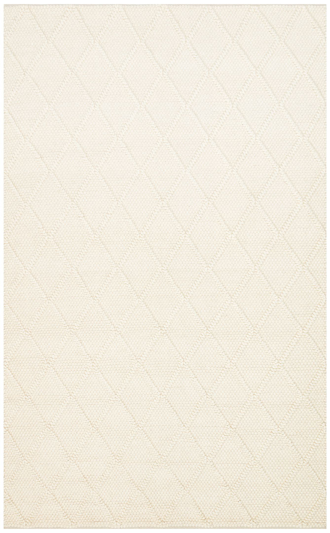 EKO HALI JADE DIAMOND Naturel Kazak Örgü Desenli El Dokuma Örgü Halı - Krem