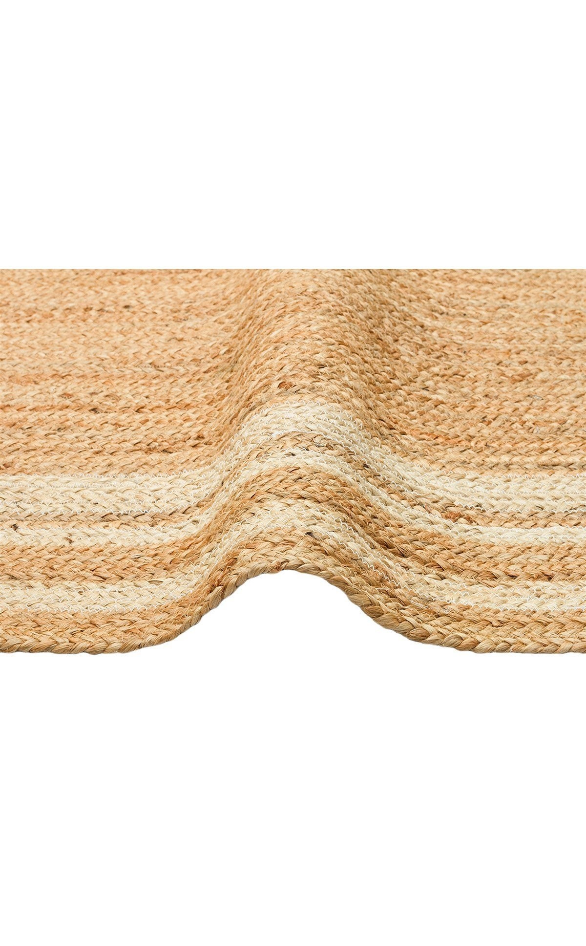Echo Ech 10 Natural White XW El Dokuma Naturel Jüt Hasır Halı