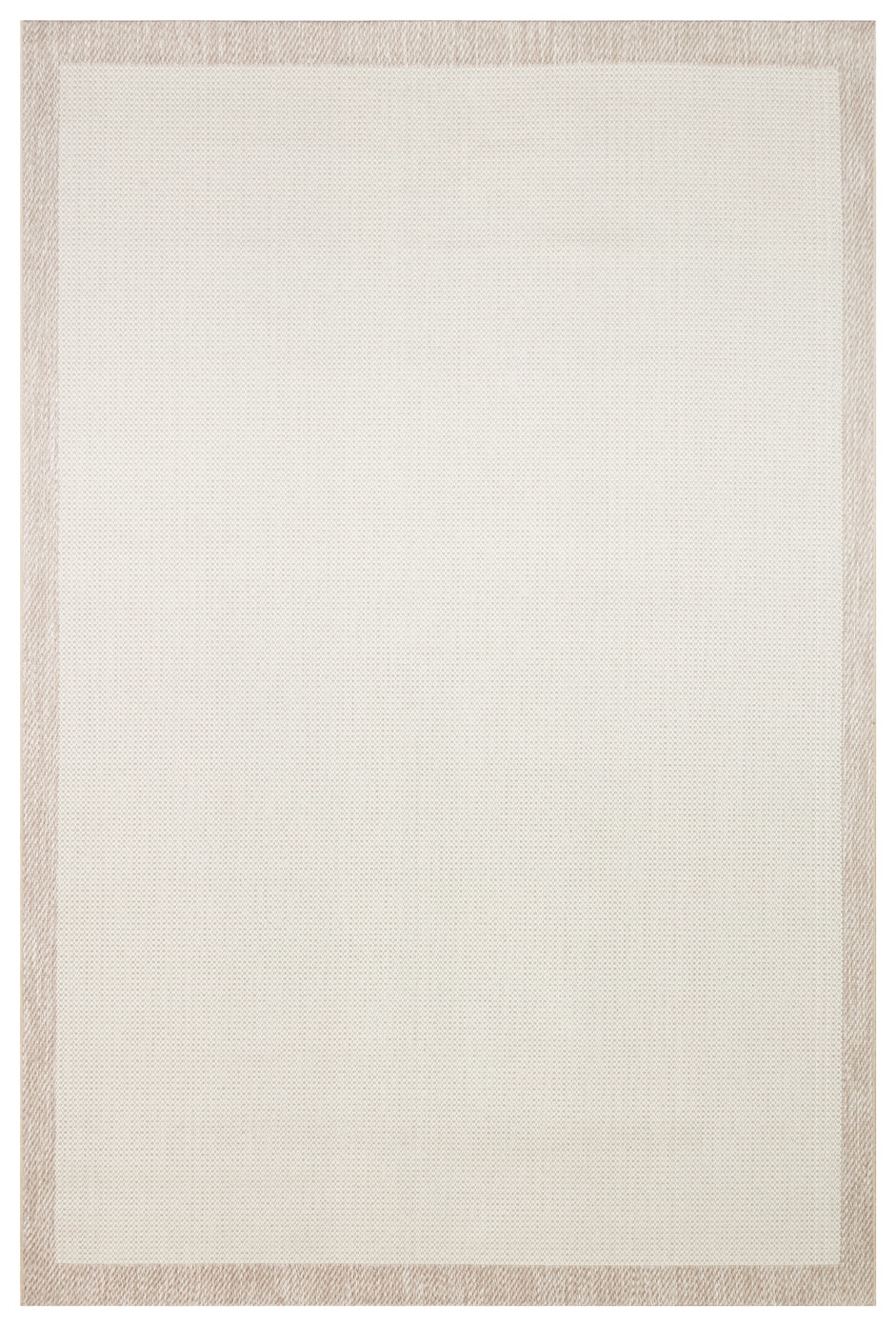 Rugchef Premium Mono Bordürlü | Leke Tutmaz Hav Toz Verme Sisal Mutfak, Salon, Koridor Halısı Makinede Yıkanabilir Halı - Mono Sisal 04 Beige