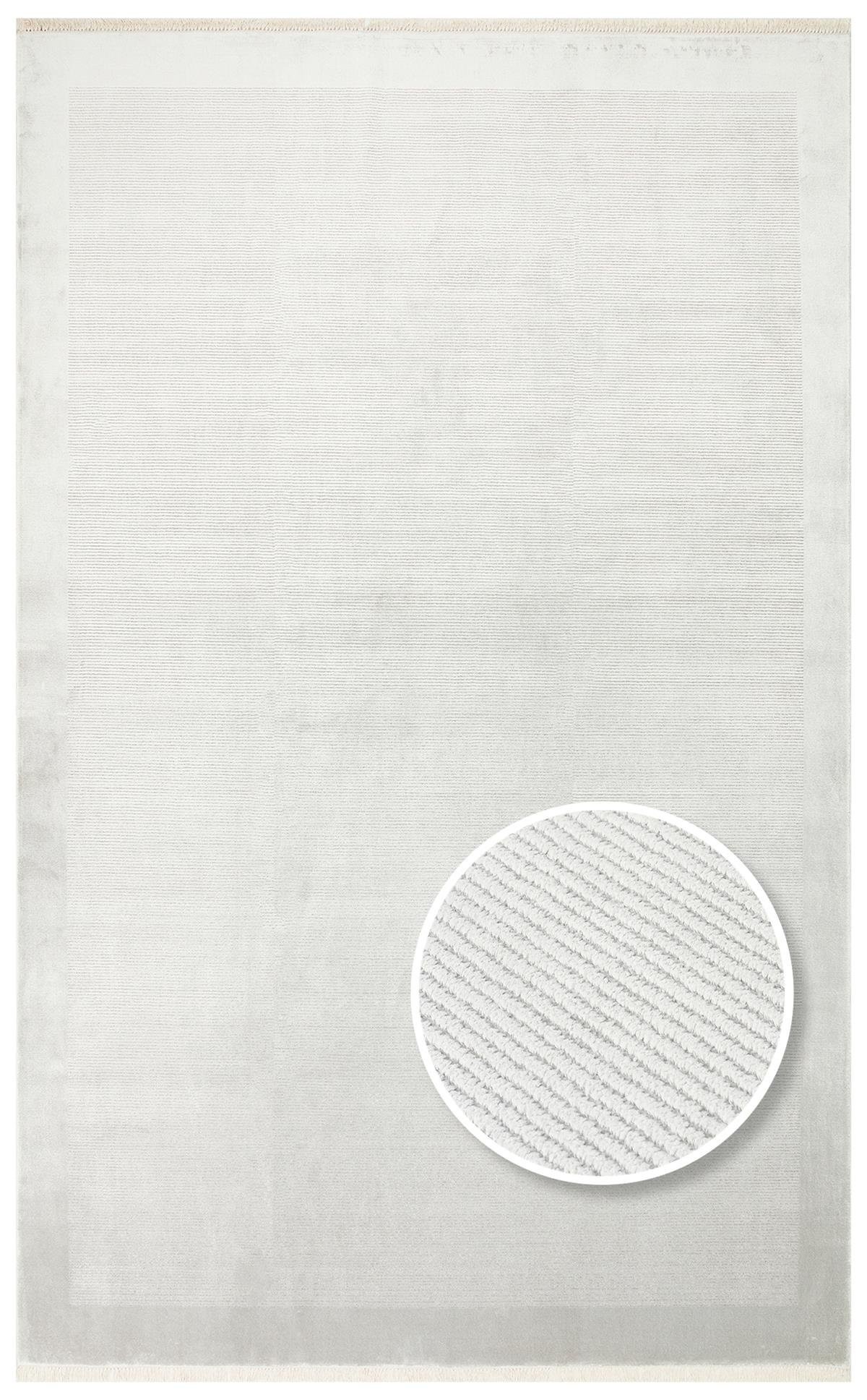 NAPOLI Sade Desenli Modern Sık Dokuma Makine Halısı - 02 GREY