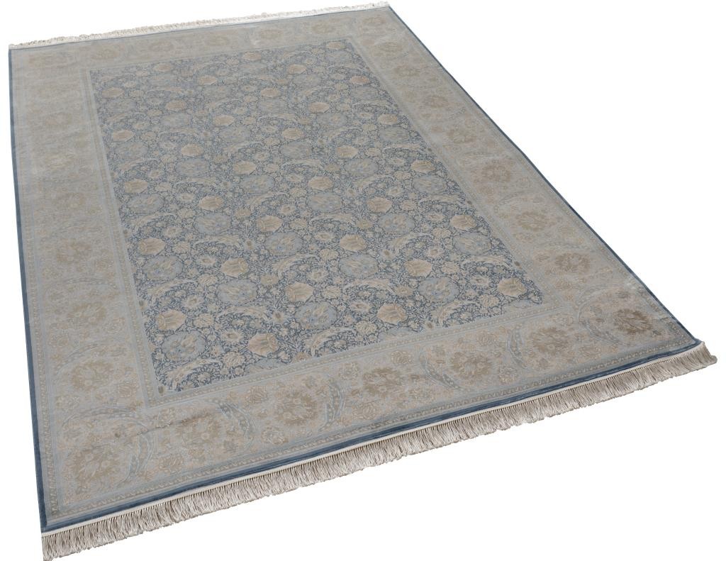 Apex Vendome Palace Doğal Viskon ve Bambu Halı - 5451 MAVİ KREM