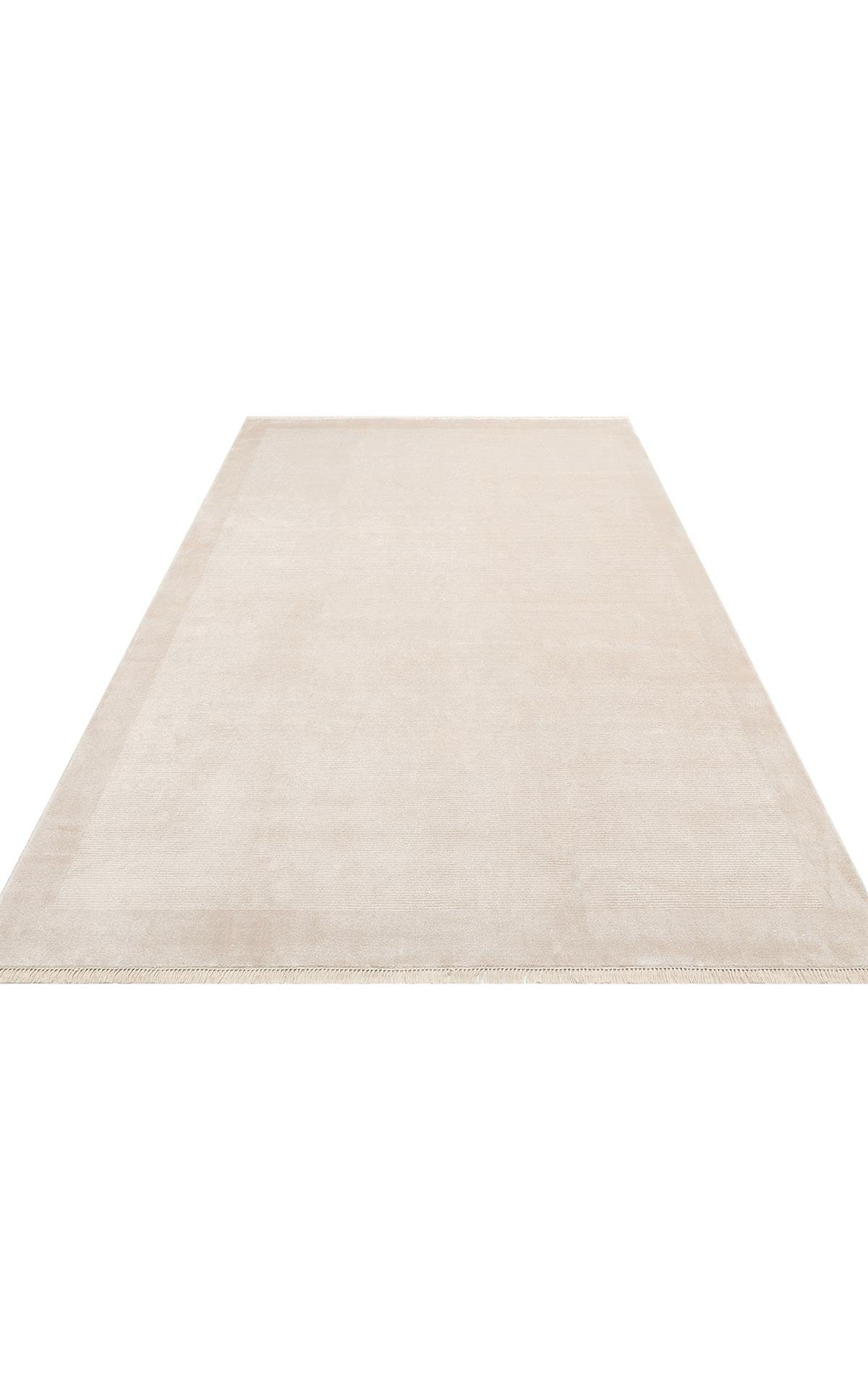 NAPOLI Sade Desenli Modern Sık Dokuma Makine Halısı - 02 BEIGE