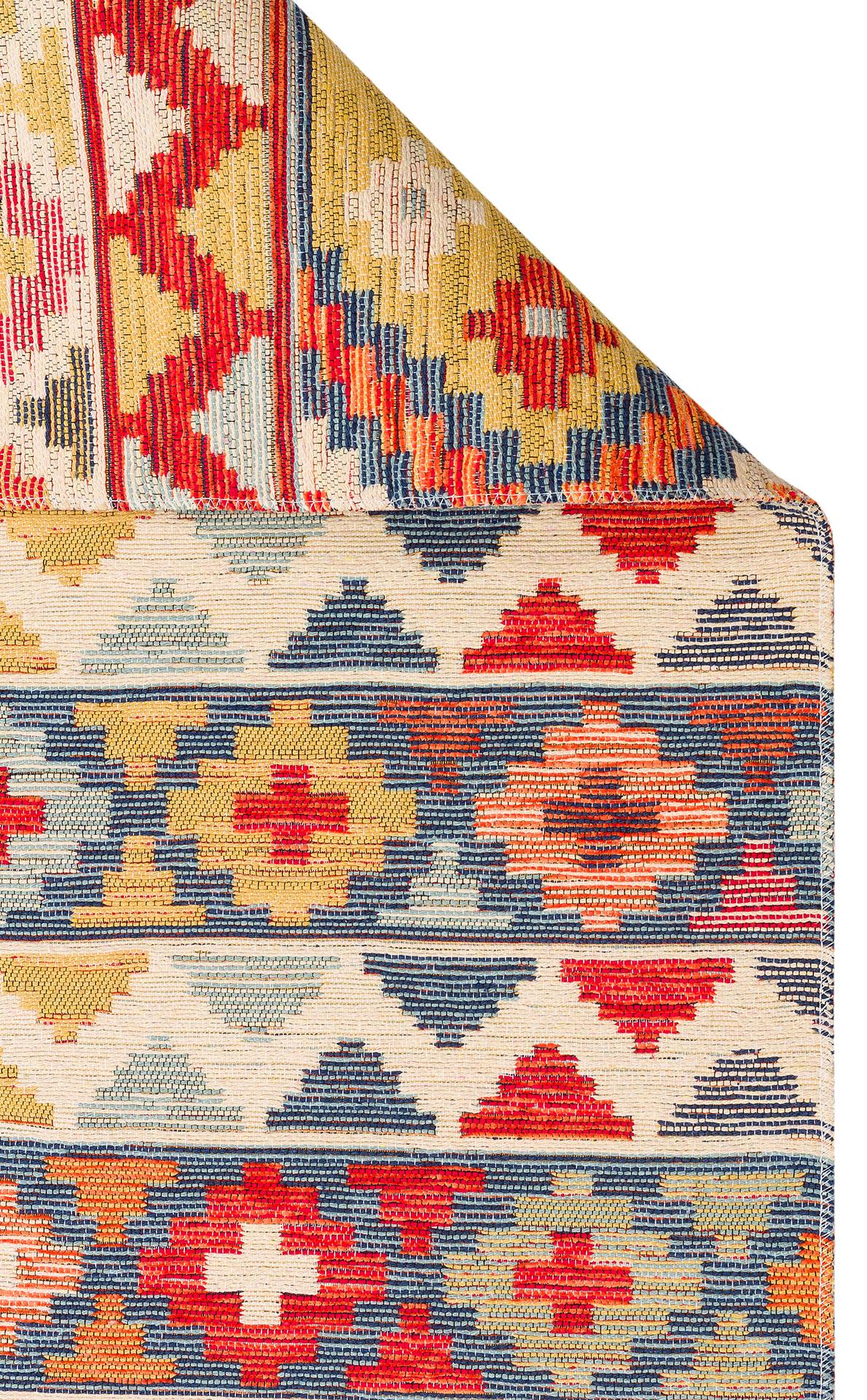 Nomad Yıkanabilir, Çift Taraflı Kullanıma Uygun Yumuşak Tuşeli Otantik Kilim  - 02