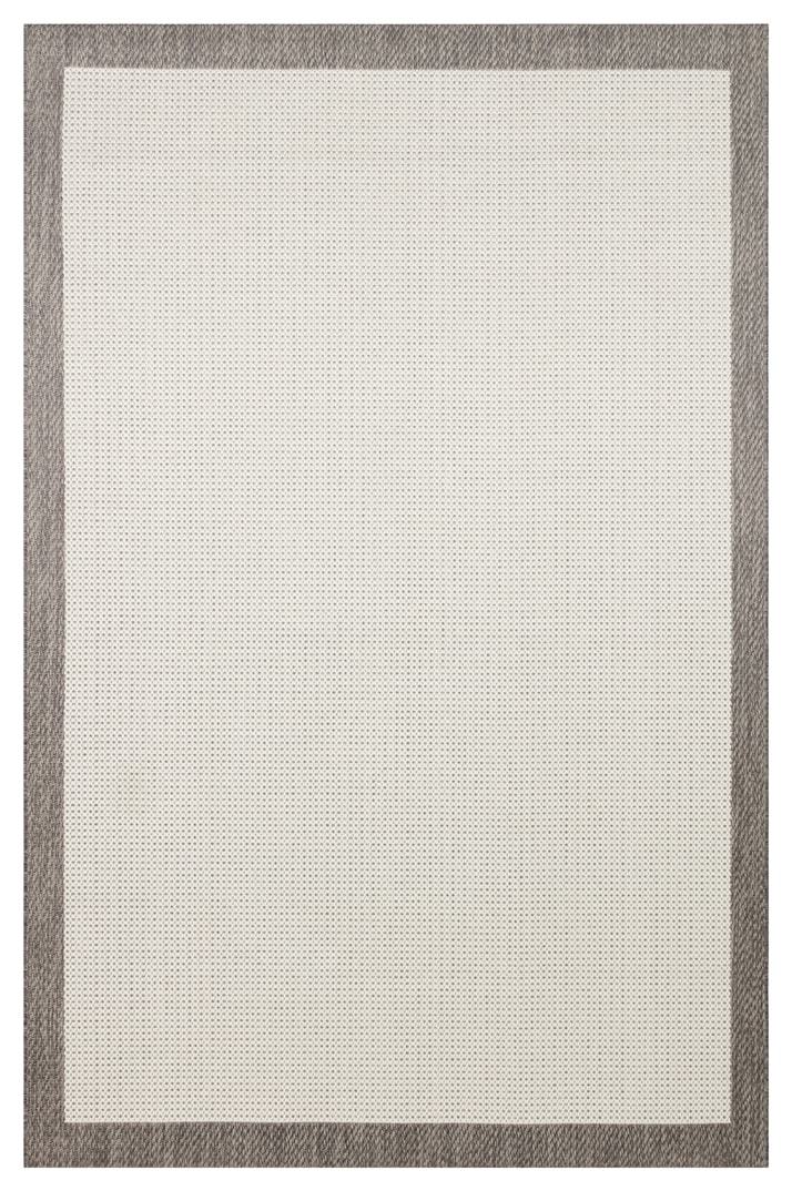 Rugchef Premium Mono Bordürlü | Leke Tutmaz Hav Toz Verme Sisal Mutfak, Salon, Koridor Halısı Makinede Yıkanabilir Halı - Mono Sisal 04 Grey