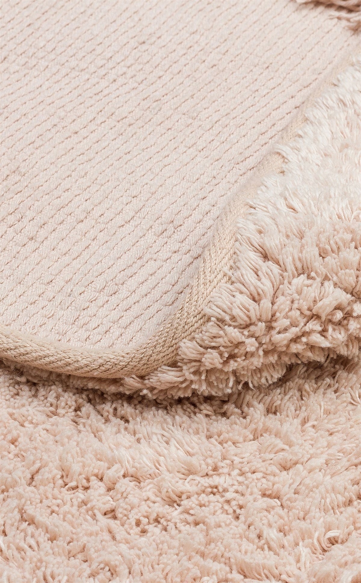 COTTON BOON Q Yıkanabilir Kaymaz Tabanlı Naturel Pamuk Bebek Halısı - Beige