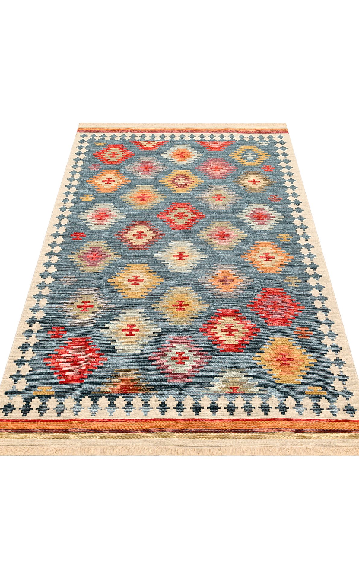Nomad Yıkanabilir, Çift Taraflı Kullanıma Uygun Yumuşak Tuşeli Otantik Kilim  - 04