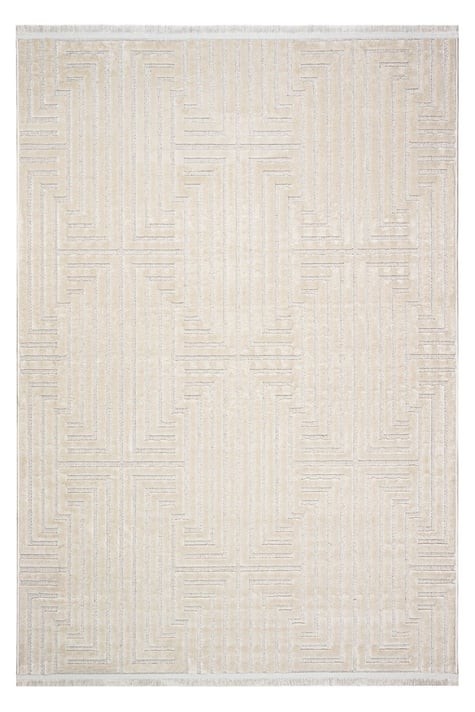 Pier İskandinav Desenli Modern Salon Halısı - PR 01 CREAM
