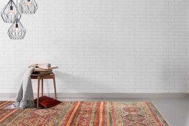ANTIQUE  Kolay kullanımlı Kaymaz Karabağ ve Antik Desenlere Sahip Yıkanabilir Makine Halısı - ATK 05 MULTY