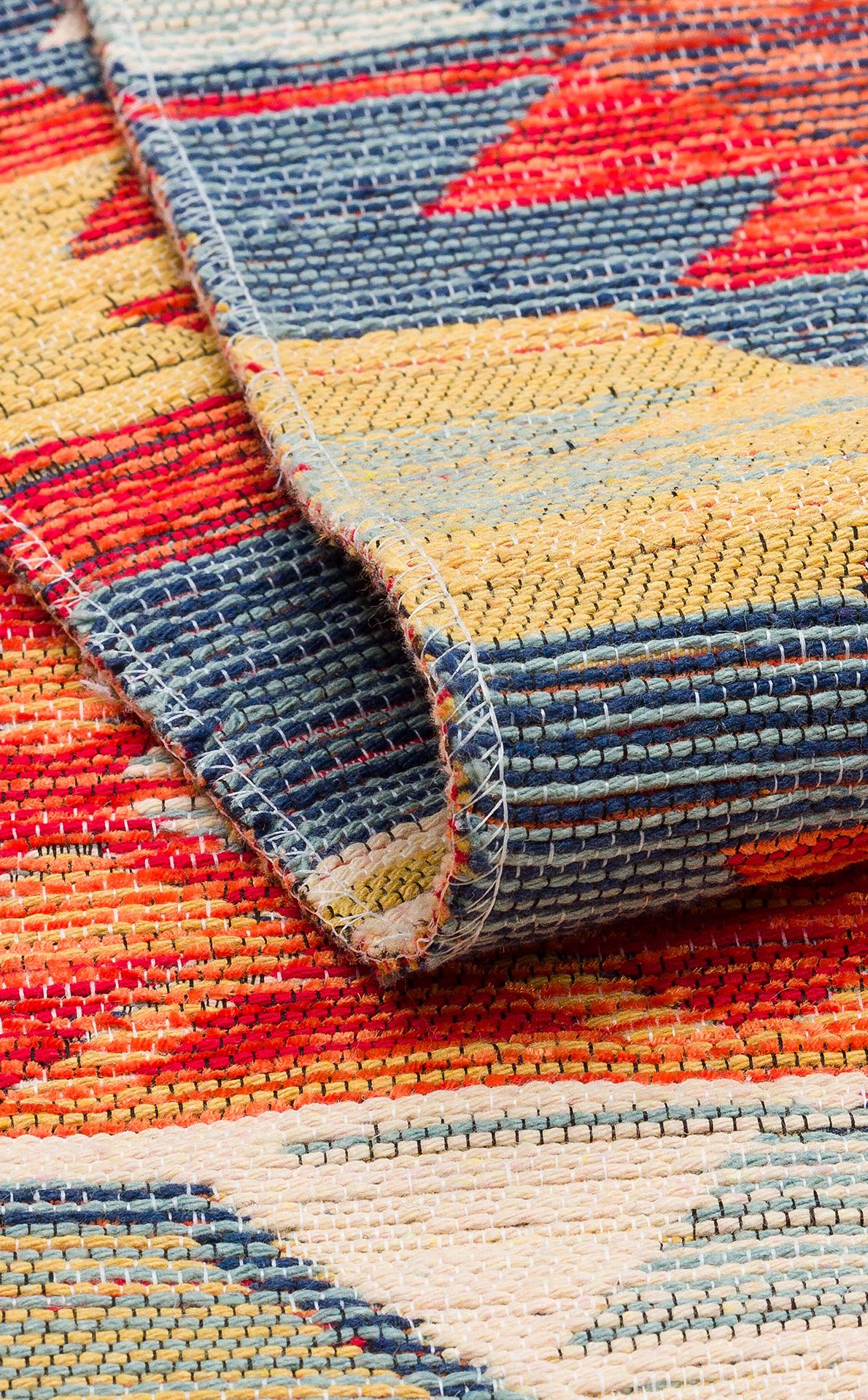 Nomad Yıkanabilir, Çift Taraflı Kullanıma Uygun Yumuşak Tuşeli Otantik Kilim 