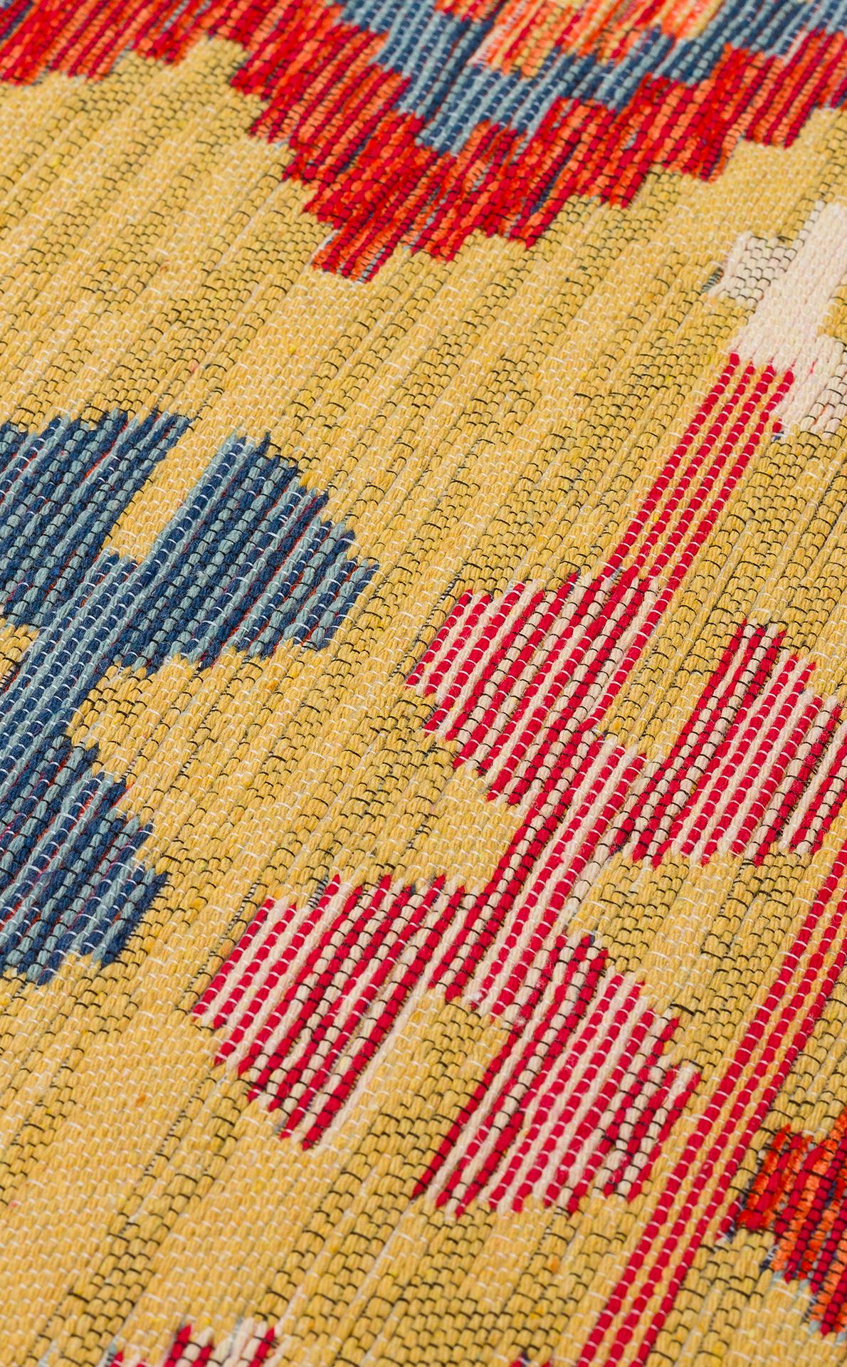 Nomad Yıkanabilir, Çift Taraflı Kullanıma Uygun Yumuşak Tuşeli Otantik Kilim  - 03