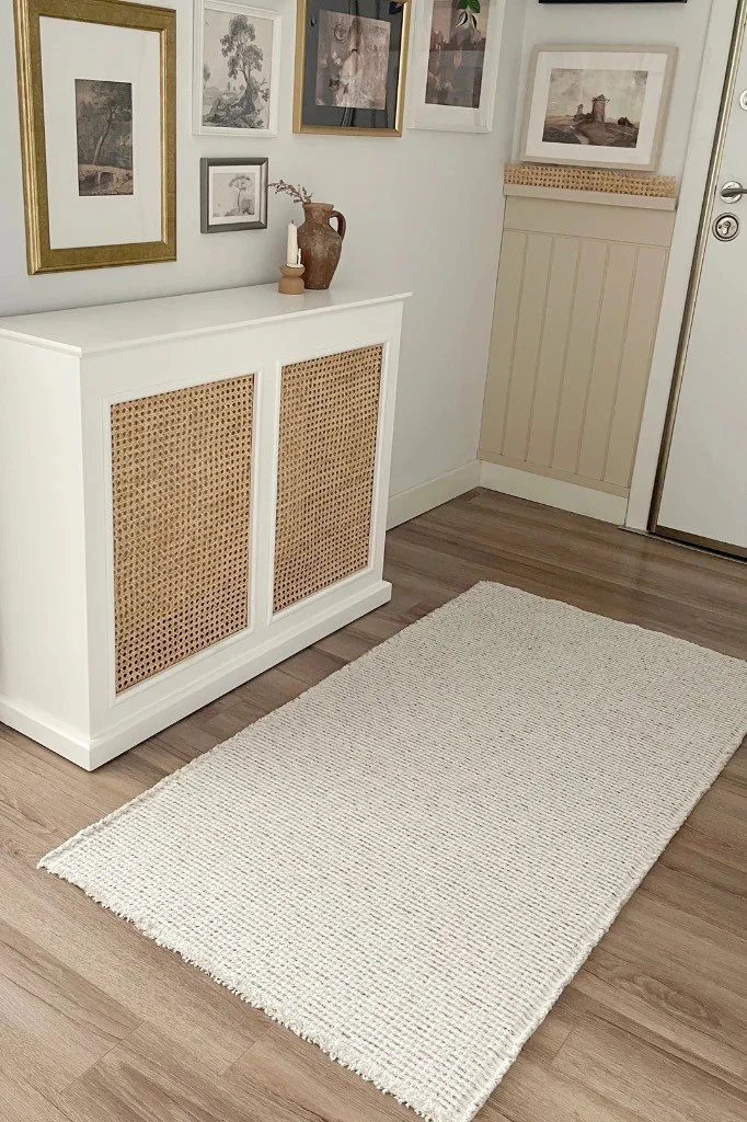 Sura Dört Tarafı Saçaklı Makine Halısı