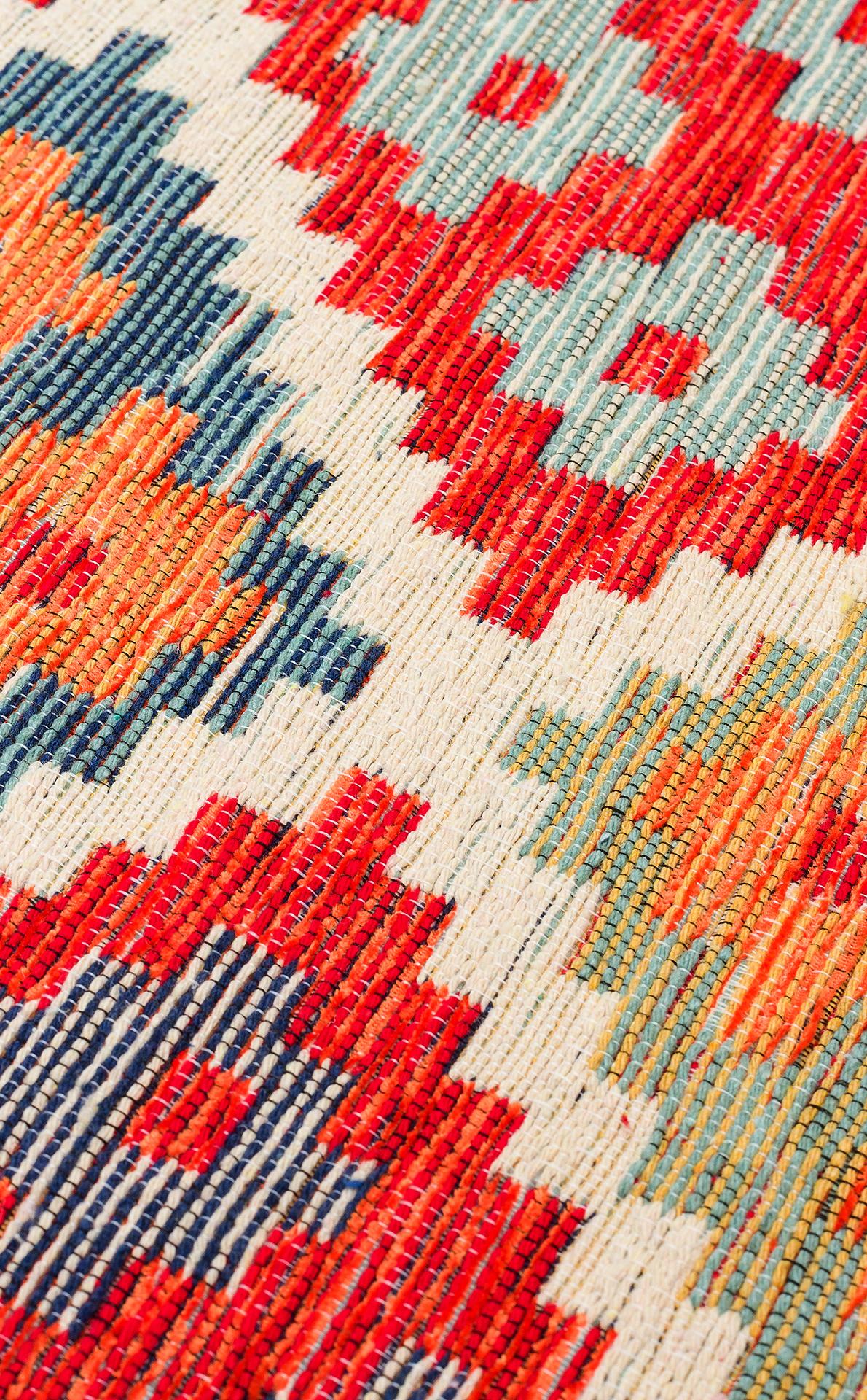 Nomad Yıkanabilir, Çift Taraflı Kullanıma Uygun Yumuşak Tuşeli Otantik Kilim  - 05