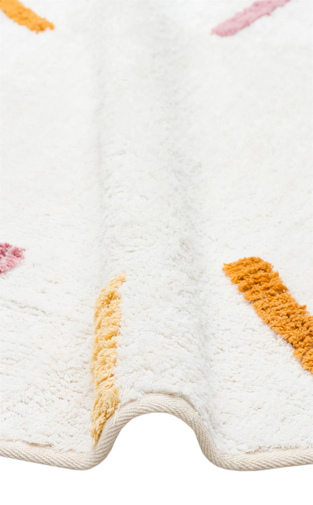 COTTON BOON Q Yıkanabilir Kaymaz Tabanlı Naturel Pamuk Bebek Halısı - MULTY 03