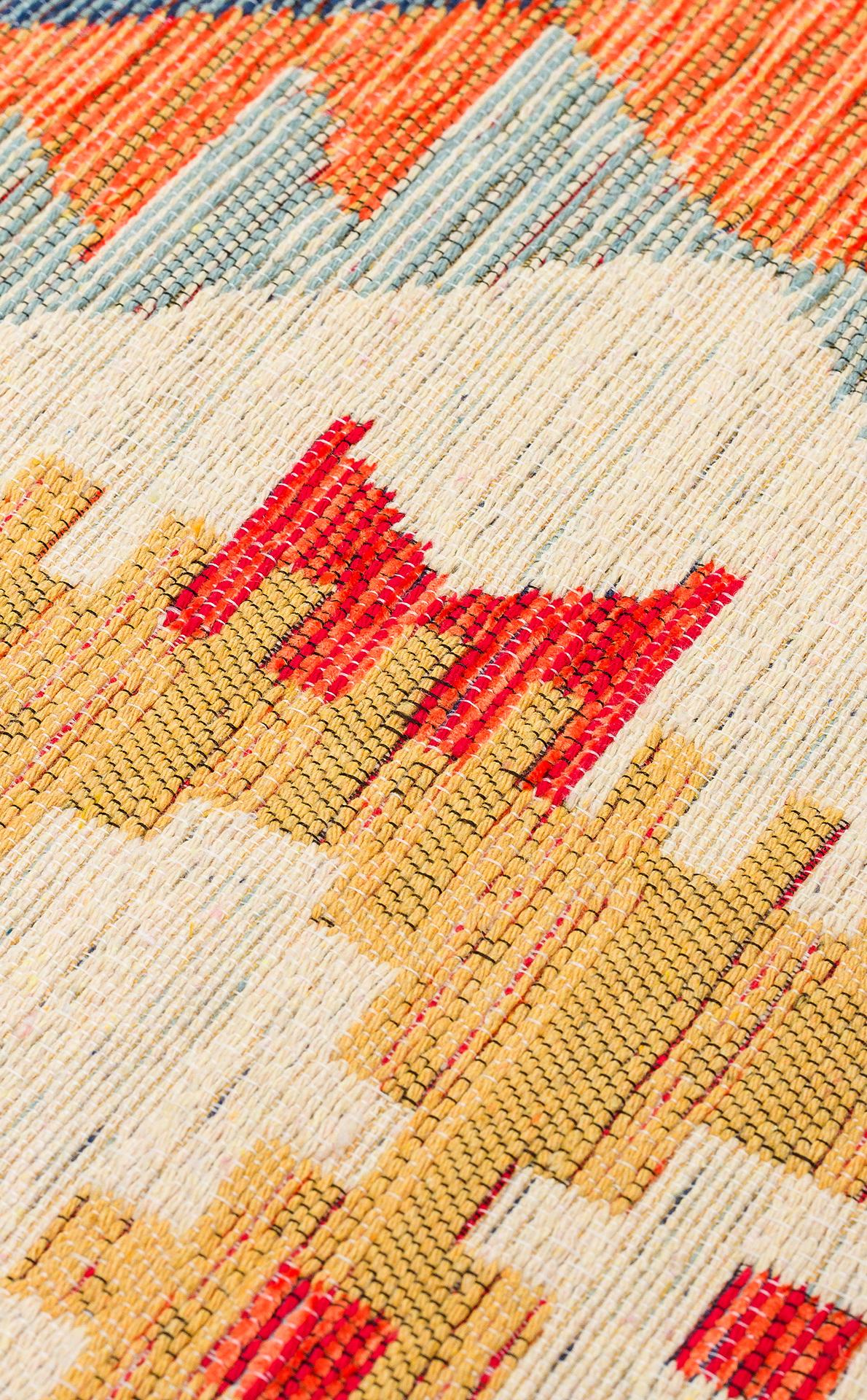 Nomad Yıkanabilir, Çift Taraflı Kullanıma Uygun Yumuşak Tuşeli Otantik Kilim  - 09