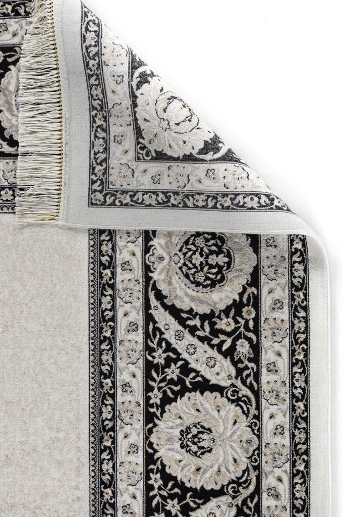 Apex Vendome Palace Doğal Viskon ve Bambu Halı - 5431 SİYAH KREM