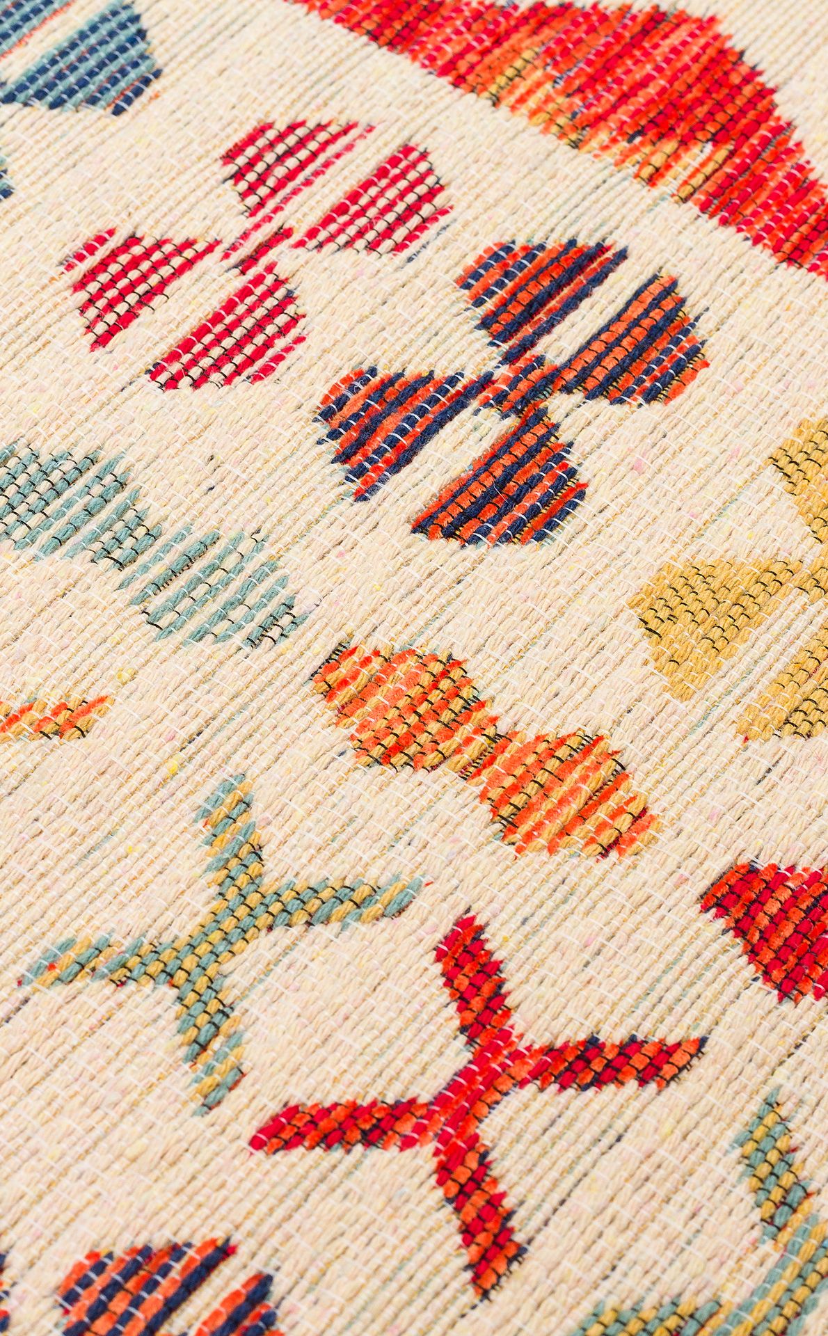 Nomad Yıkanabilir, Çift Taraflı Kullanıma Uygun Yumuşak Tuşeli Otantik Kilim  - 08