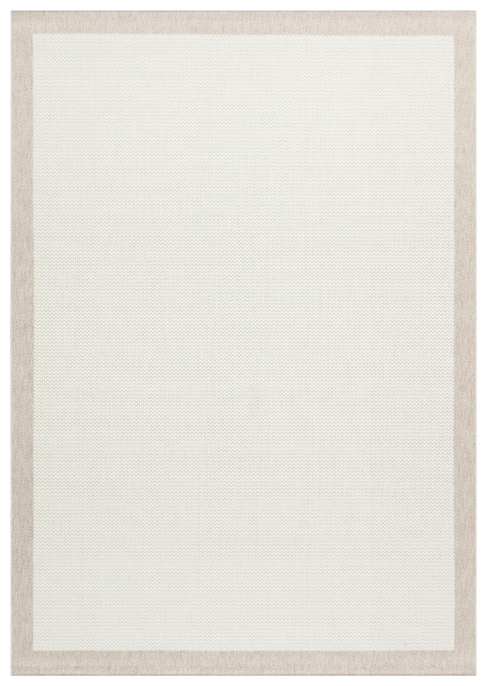 Rugchef Premium Mono Bordürlü | Leke Tutmaz Hav Toz Verme Sisal Mutfak, Salon, Koridor Halısı Makinede Yıkanabilir Halı - Mono Sisal 05 Cream Beige