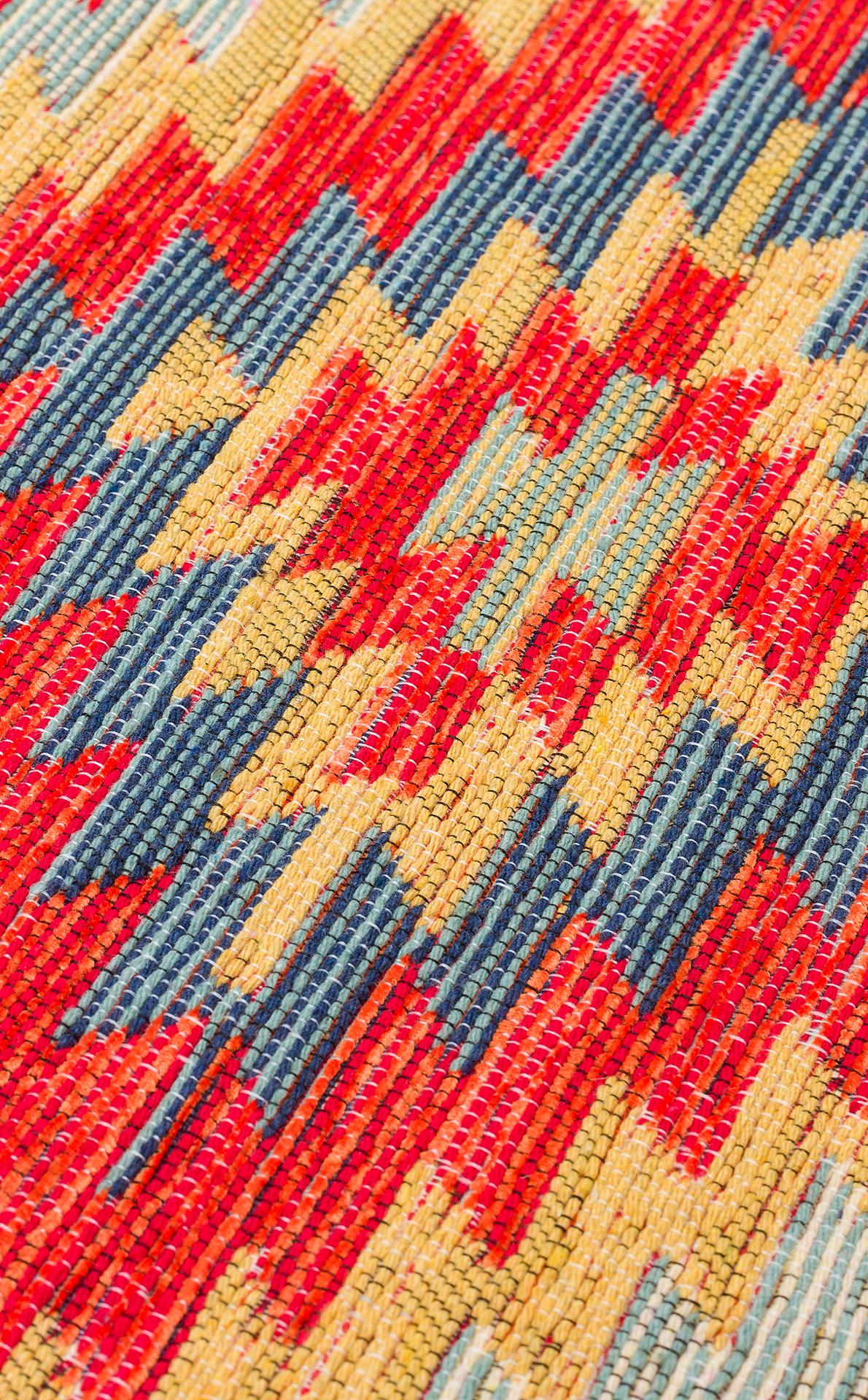 Nomad Yıkanabilir, Çift Taraflı Kullanıma Uygun Yumuşak Tuşeli Otantik Kilim  - 07