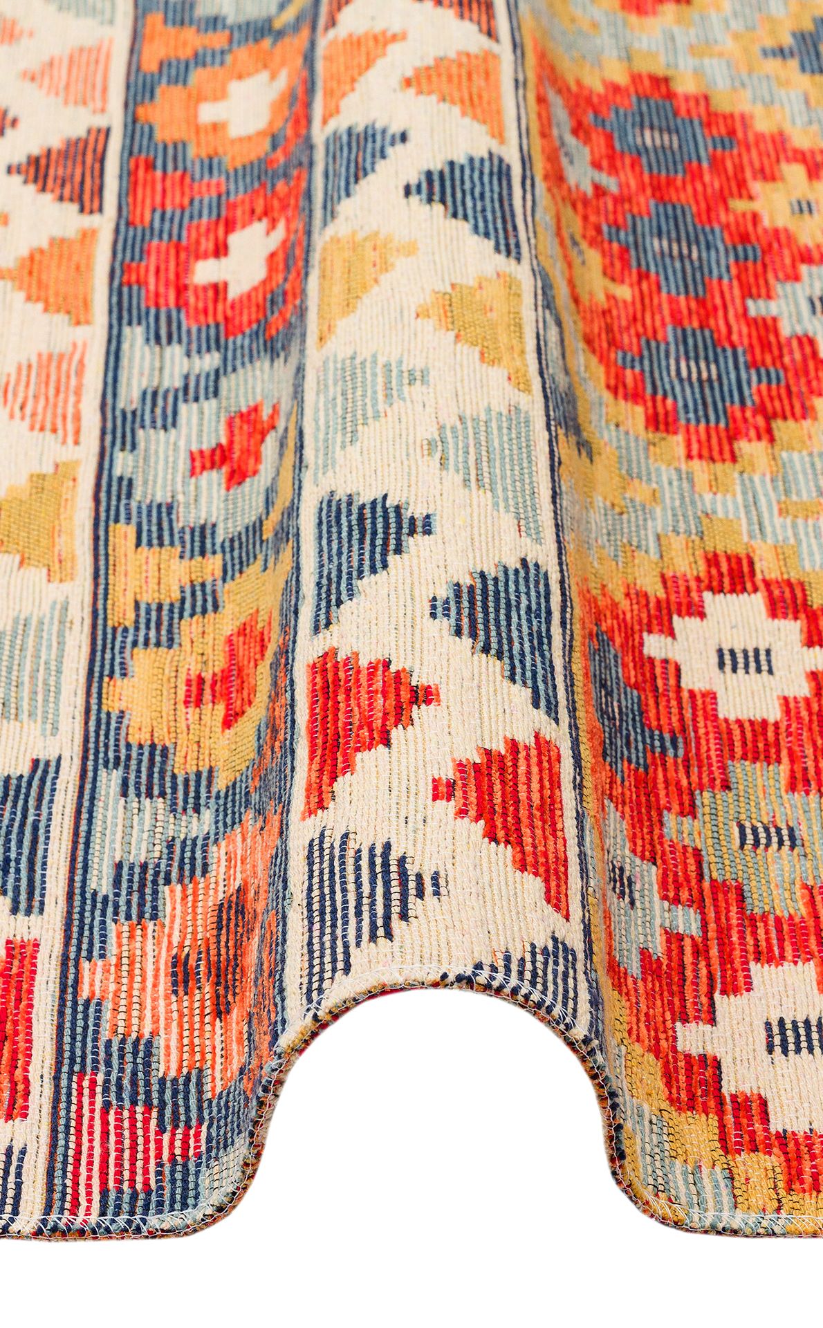 Nomad Yıkanabilir, Çift Taraflı Kullanıma Uygun Yumuşak Tuşeli Otantik Kilim  - 02