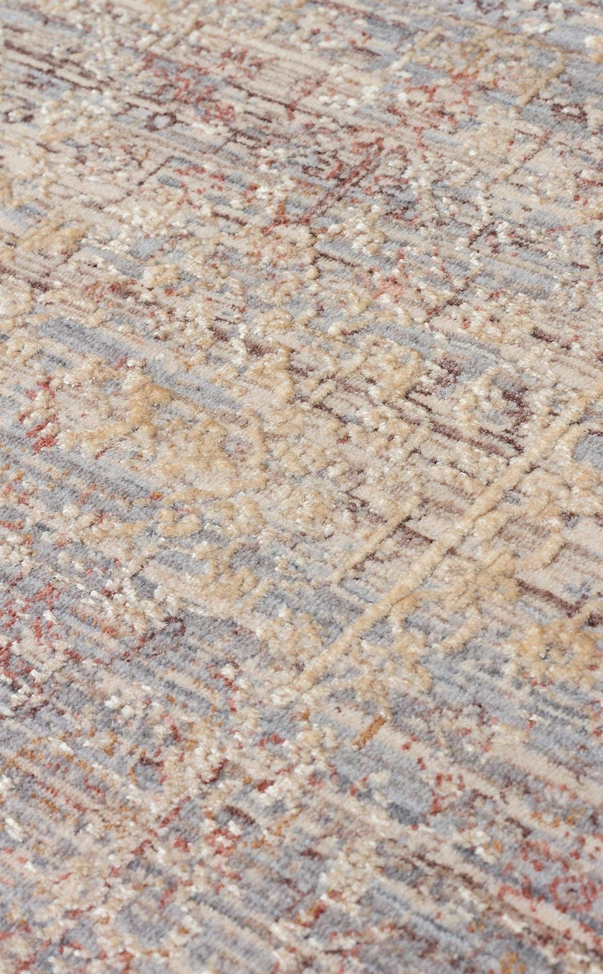 LA PAZ Yüksek Alçak Dokulu Yüksek Kaliteli Sık Dokuma Modern Salon Halısı - LPZ 02 Beige