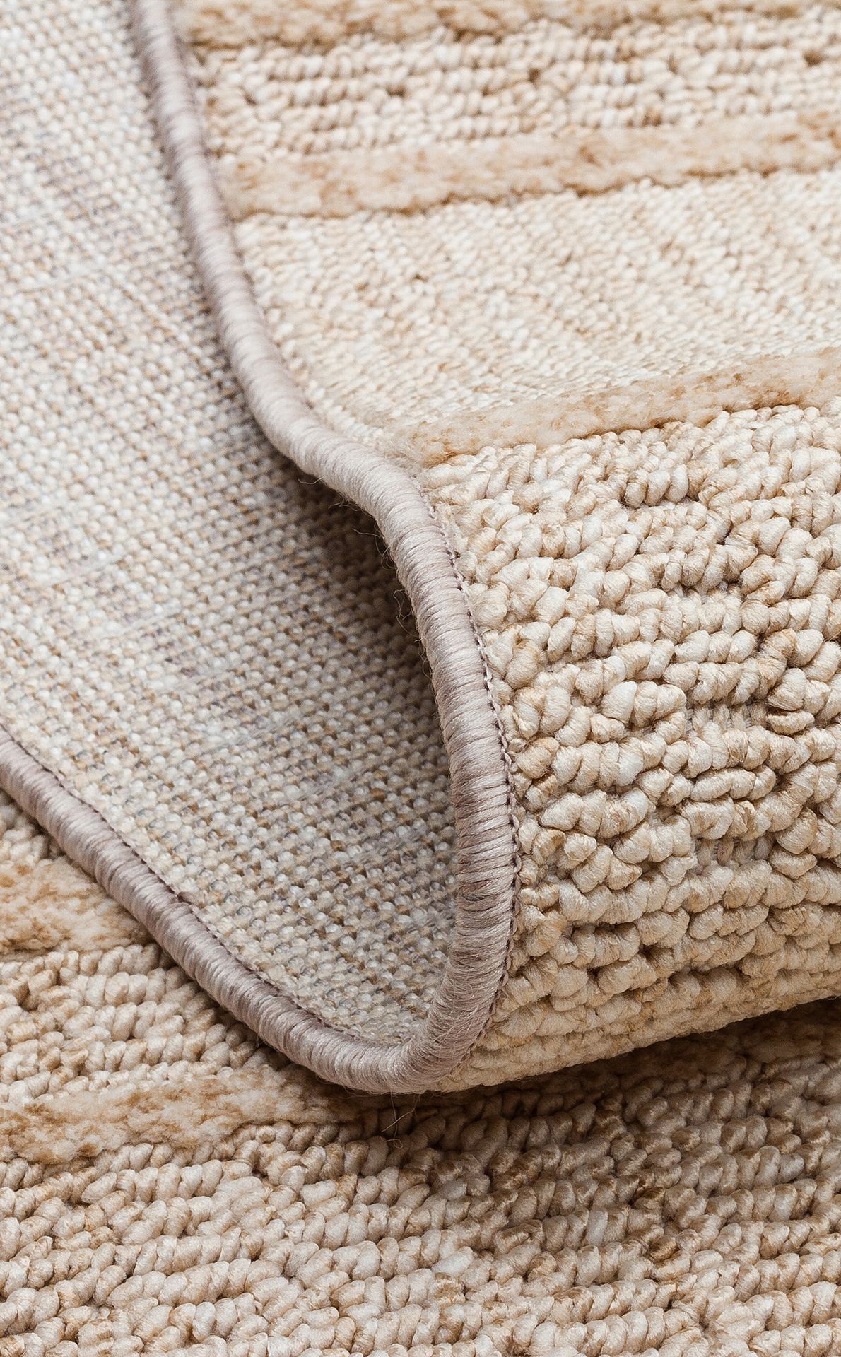 JOY Hav Toz Vermeyen Yumuşak dokulu Modern Makine Halısı - JOY 03 BEIGE