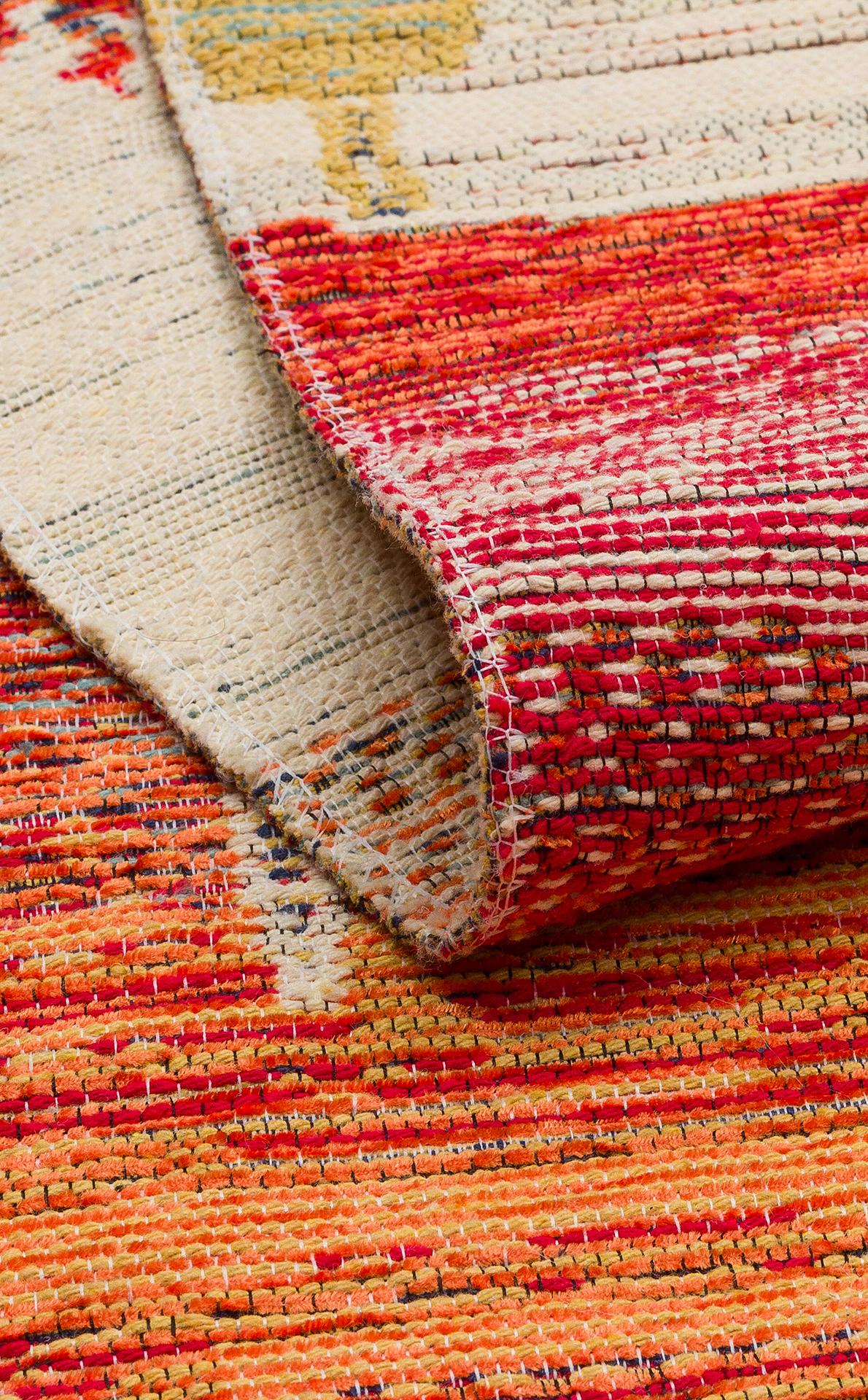 Nomad Yıkanabilir, Çift Taraflı Kullanıma Uygun Yumuşak Tuşeli Otantik Kilim  - 12