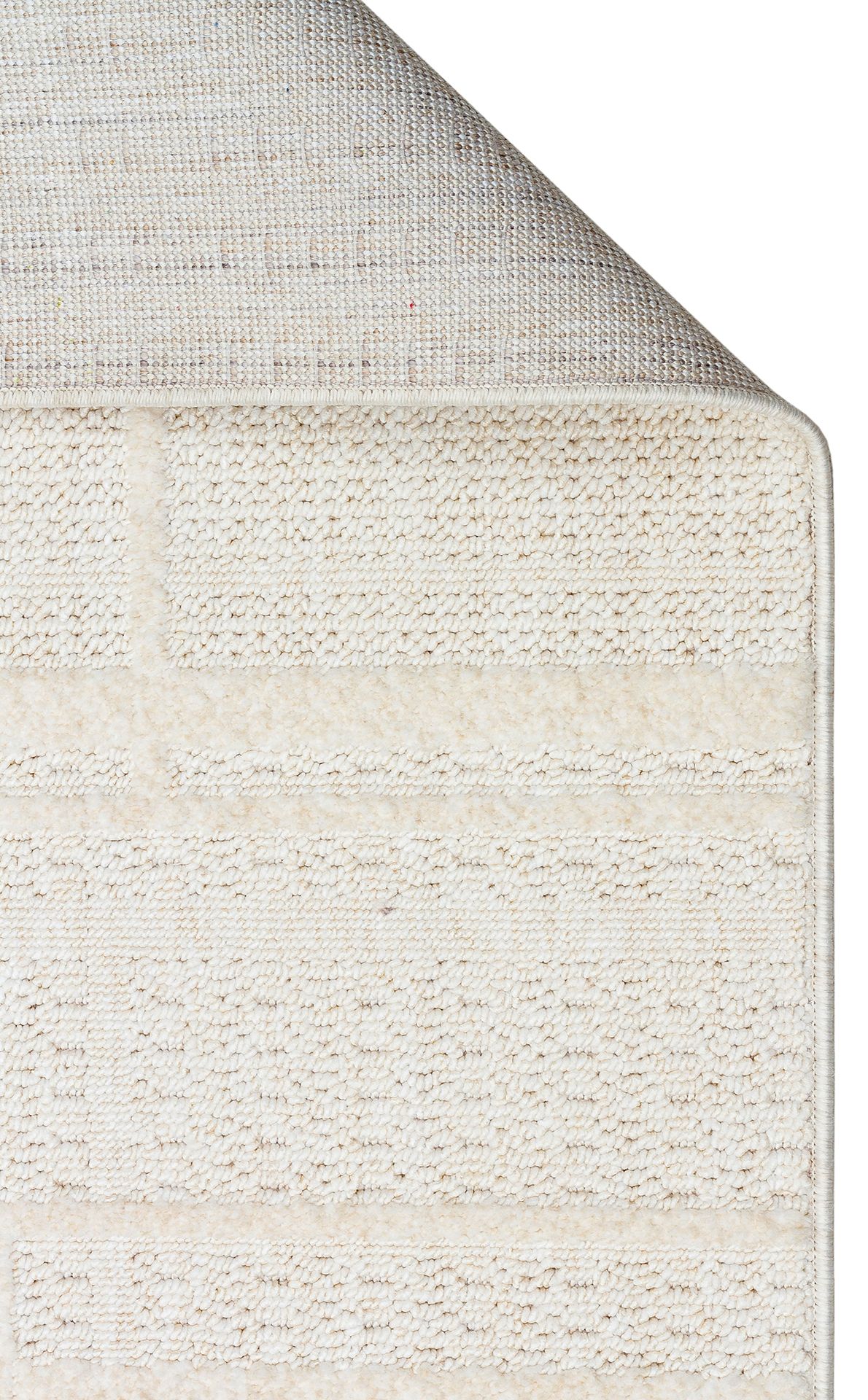JOY Hav Toz Vermeyen Yumuşak dokulu Modern Makine Halısı - JOY 03 WHITE