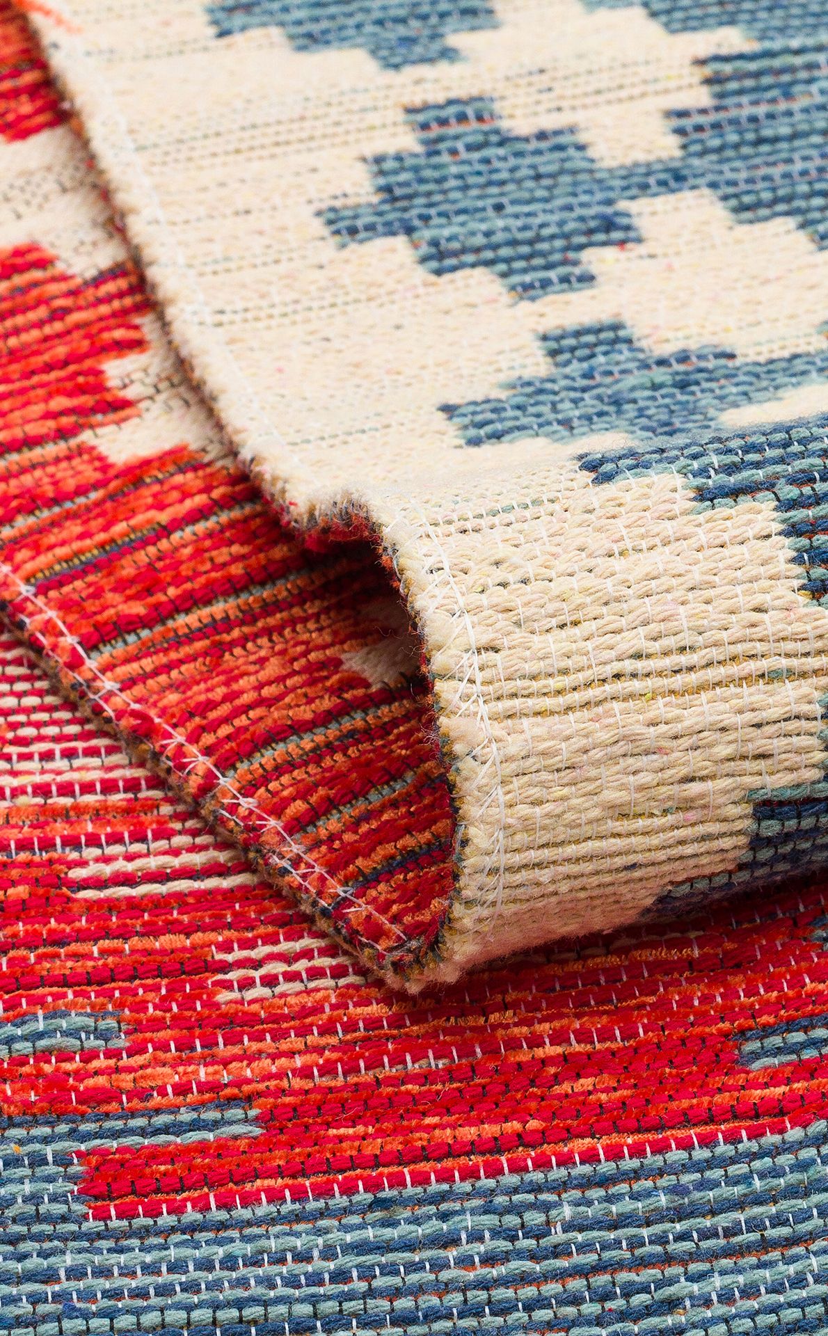 Nomad Yıkanabilir, Çift Taraflı Kullanıma Uygun Yumuşak Tuşeli Otantik Kilim  - 04