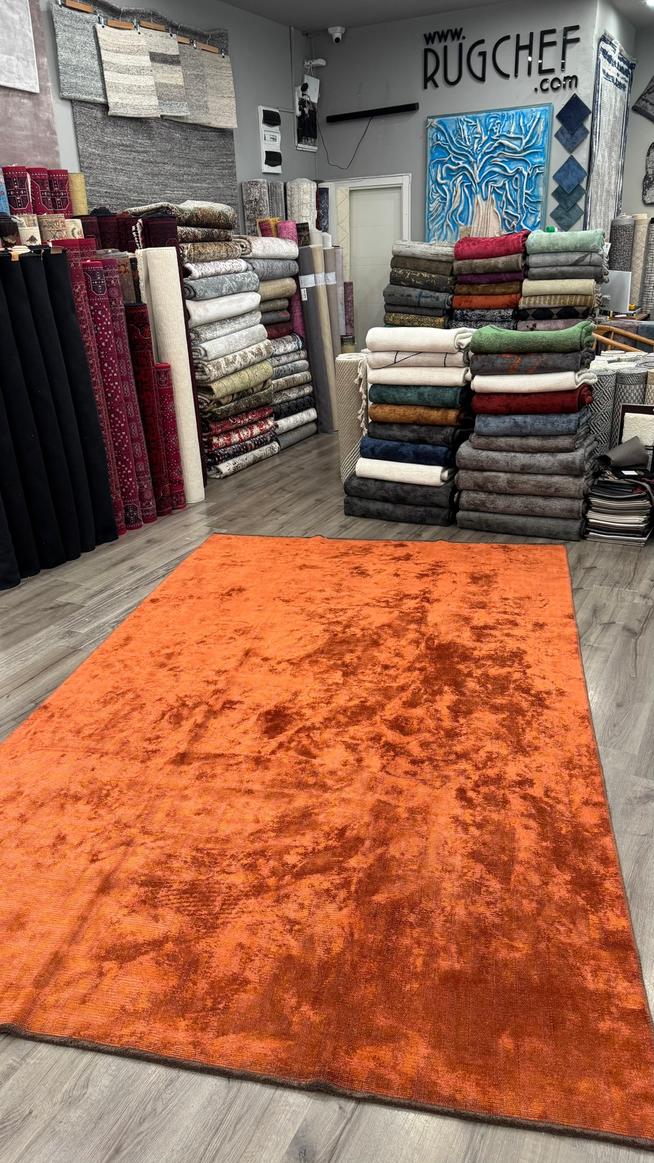 Bm Home Luxe Pas Koyu Kiremit 200x300 - 6m2 Özel Tezgah Salon Halısı